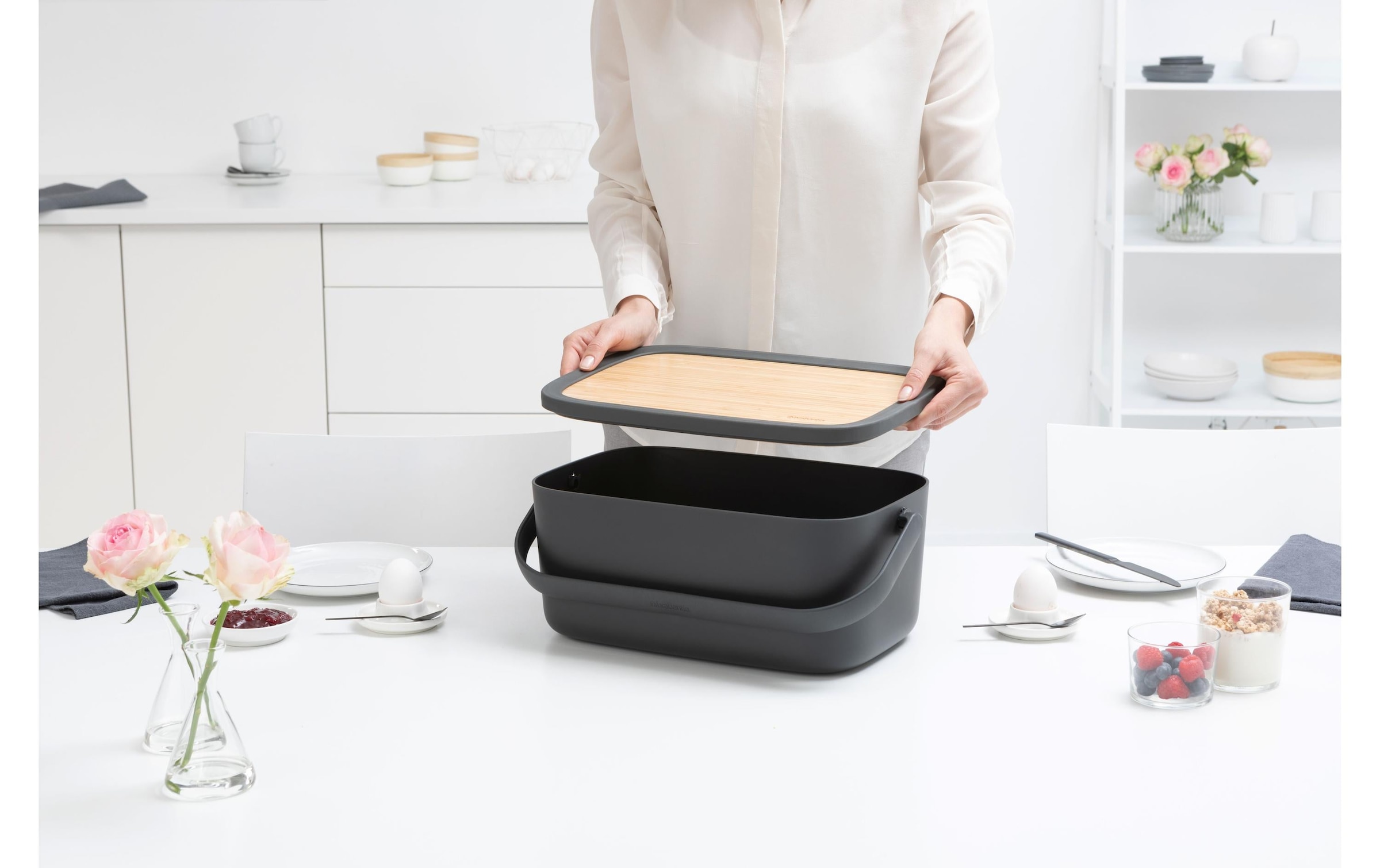 Brabantia Brotkasten »Nic«, (1 tlg.), Holzart: Bambus (China)
