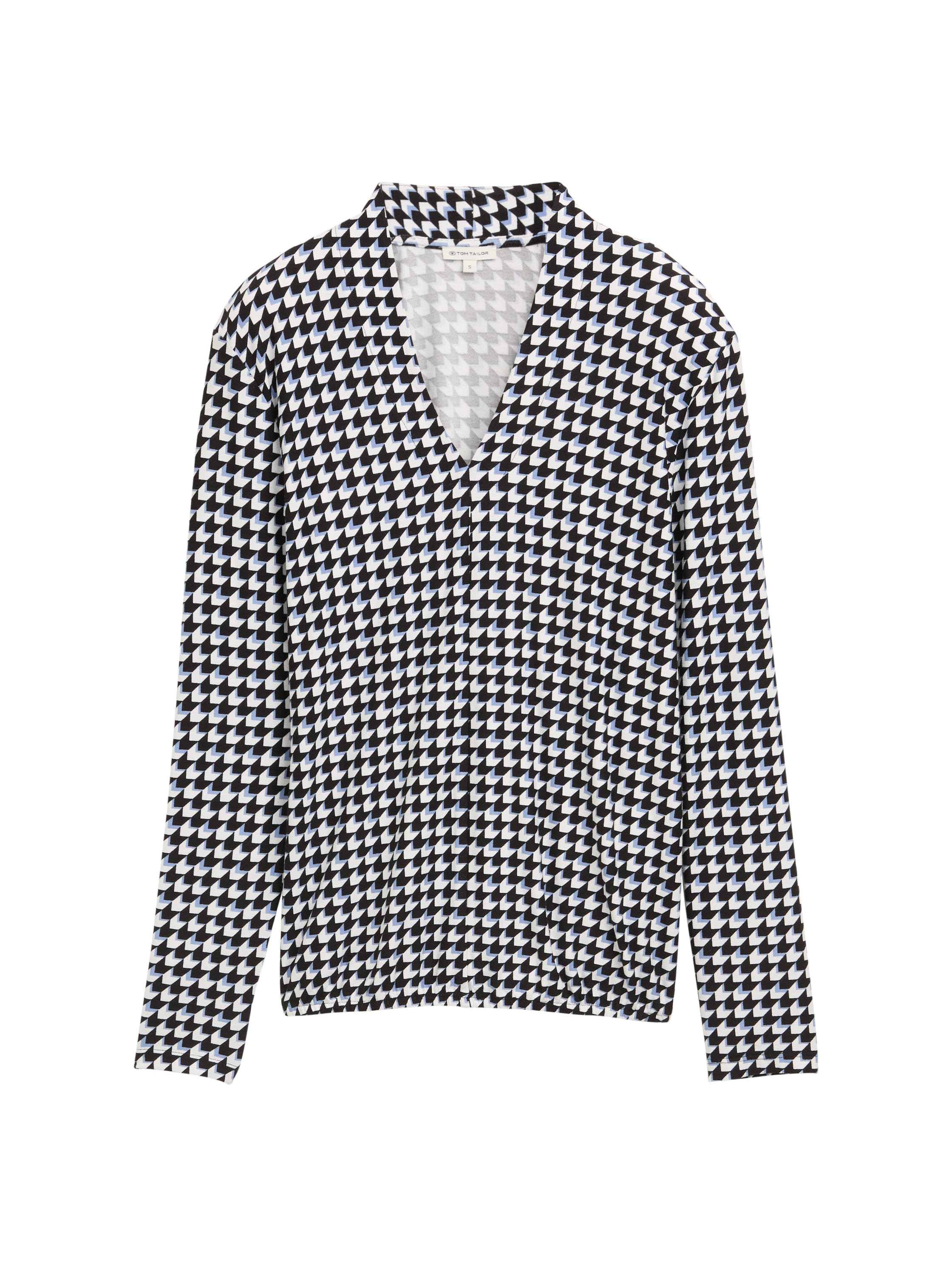 TOM TAILOR Langarmshirt, mit All-Over Print