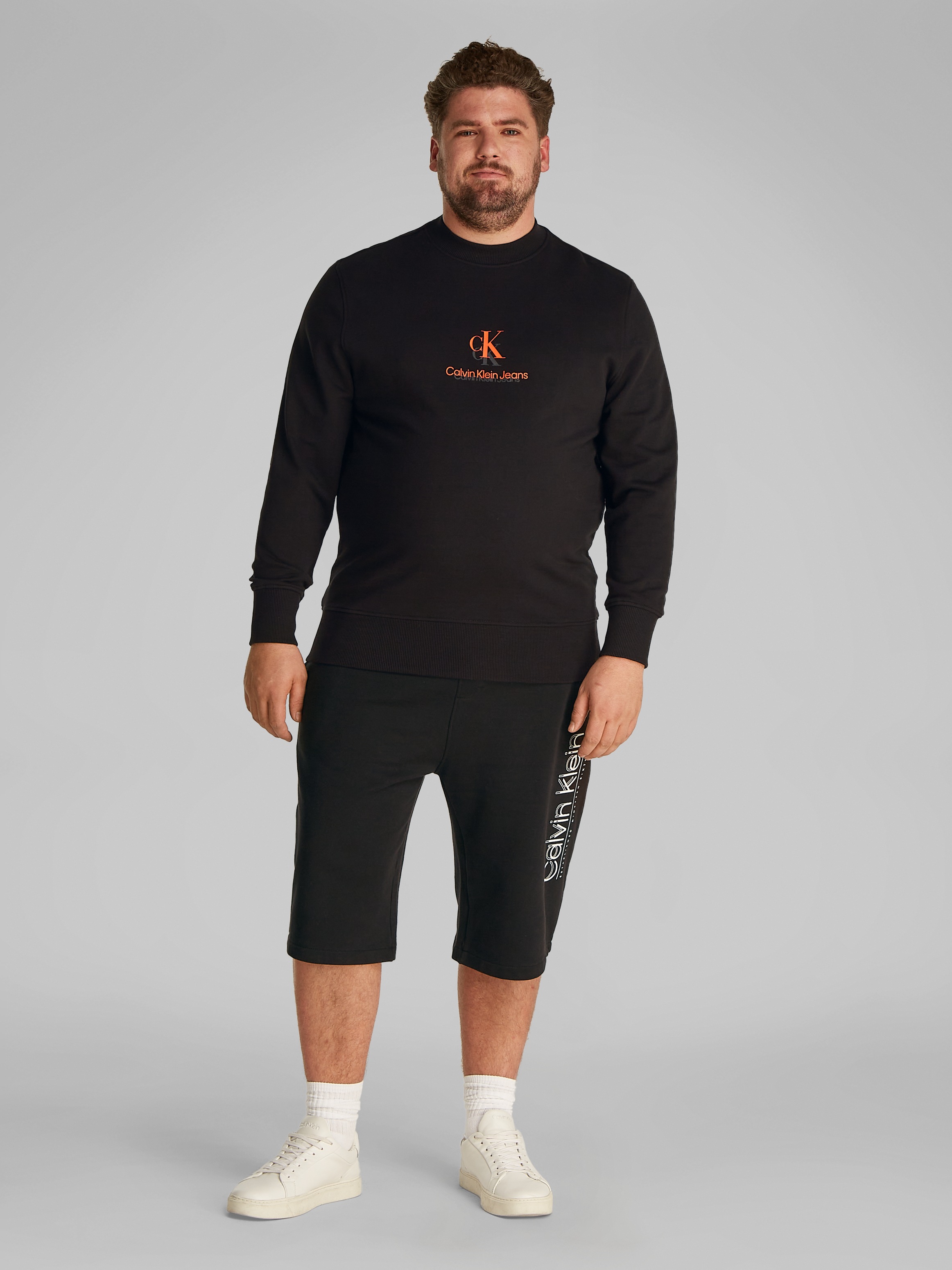 Calvin Klein Jeans Plus Sweatshirt »PLUS SHADOW LOGO CREW NECK«, in grossen Grössen