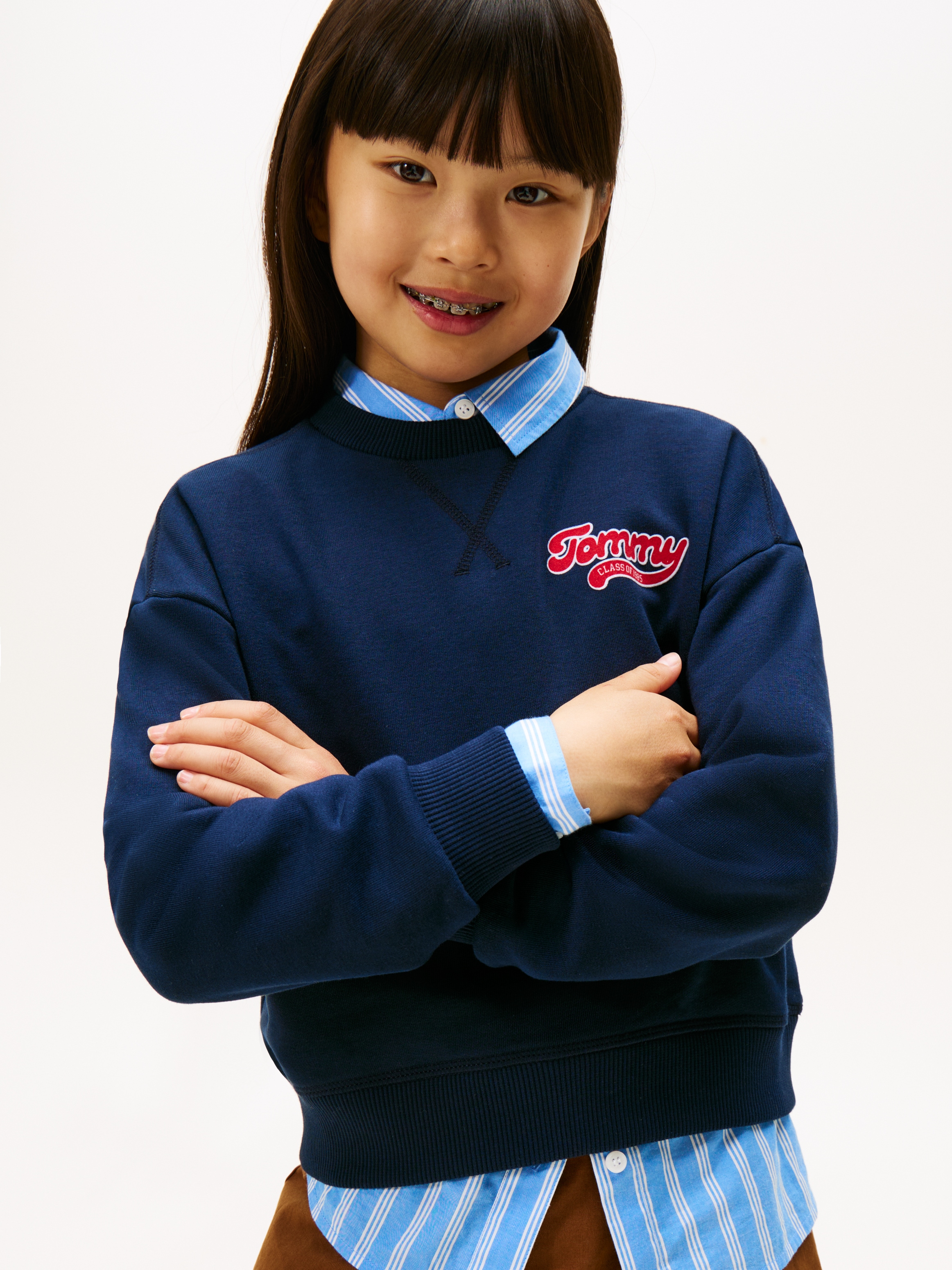Tommy Hilfiger Sweatshirt »TOMMY FLOCK SWEATSHIRT«, Kinder bis 16 Jahre
