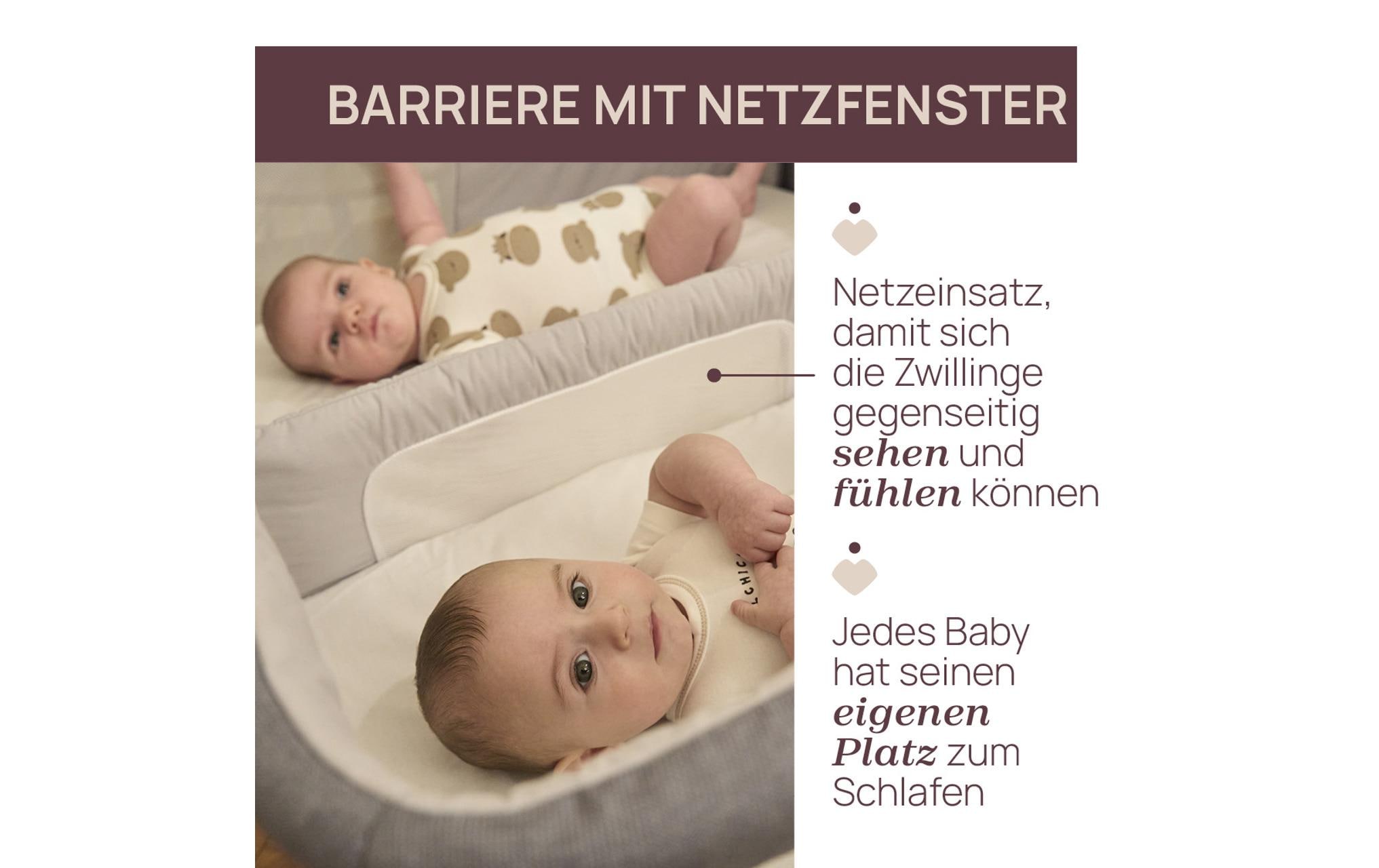 Chicco Beistellbett »Next2Me Twins Magnet«