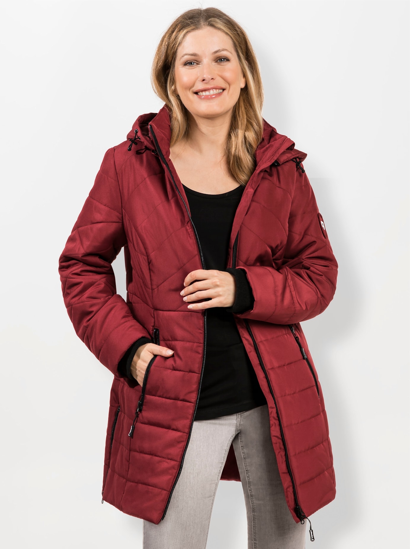 Casual Looks Steppjacke, mit Kapuze