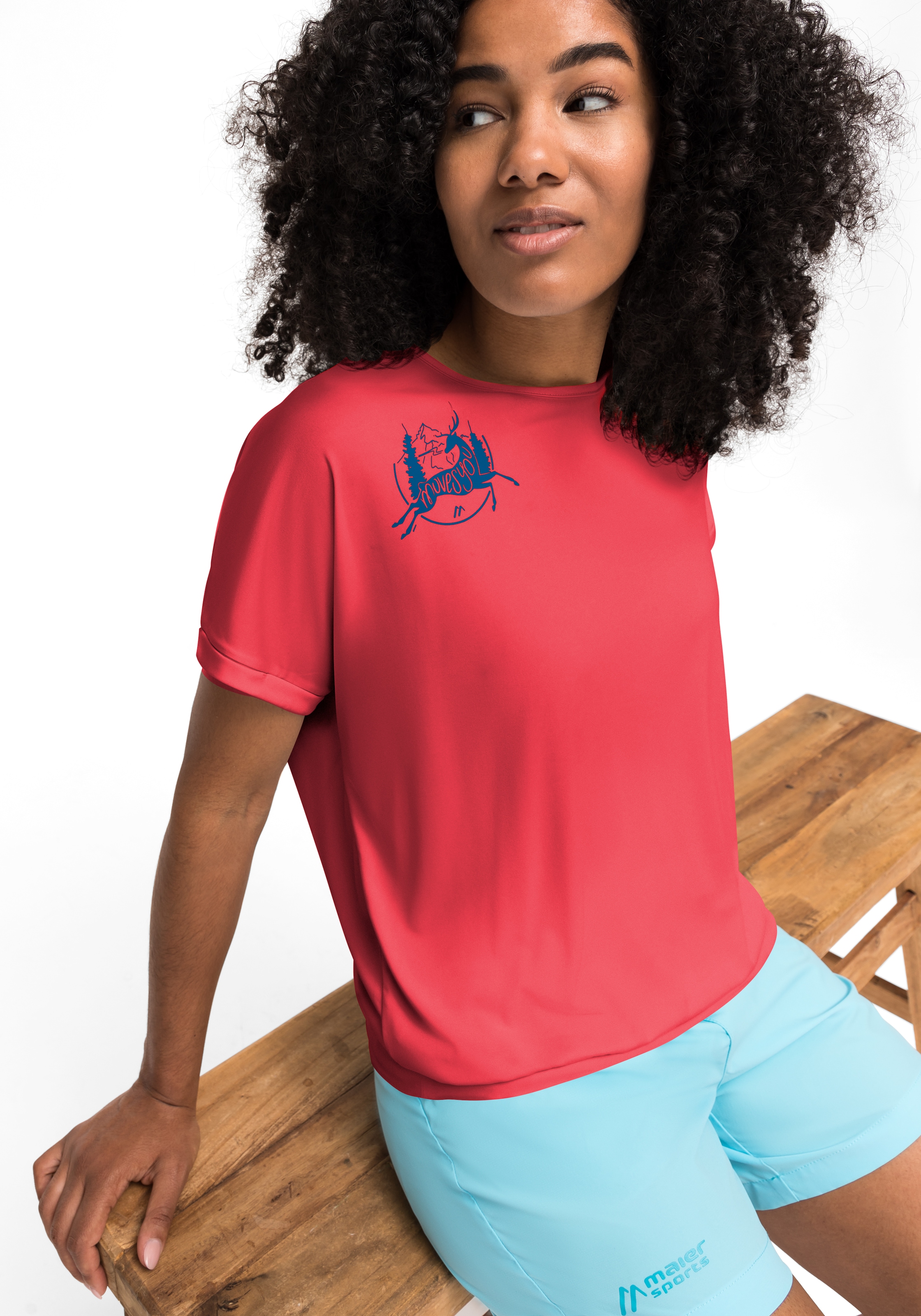 Freizeit für online Schweiz bestellen T-Shirt W«, Maier Jelmoli-Versand »Setesdal Damen Sports und Wandern Kurzarmshirt bei