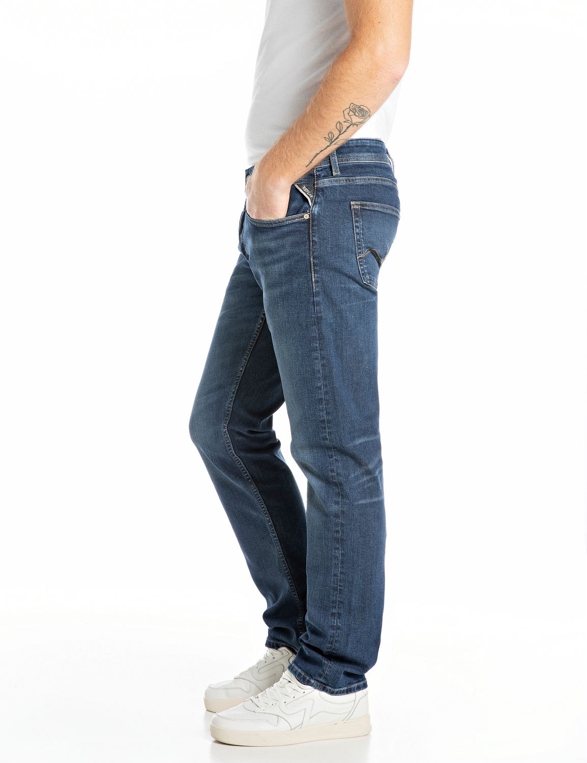 Replay Straight-Jeans »GROVER«, in vielen verschiedenen Waschungen, mit Stretch