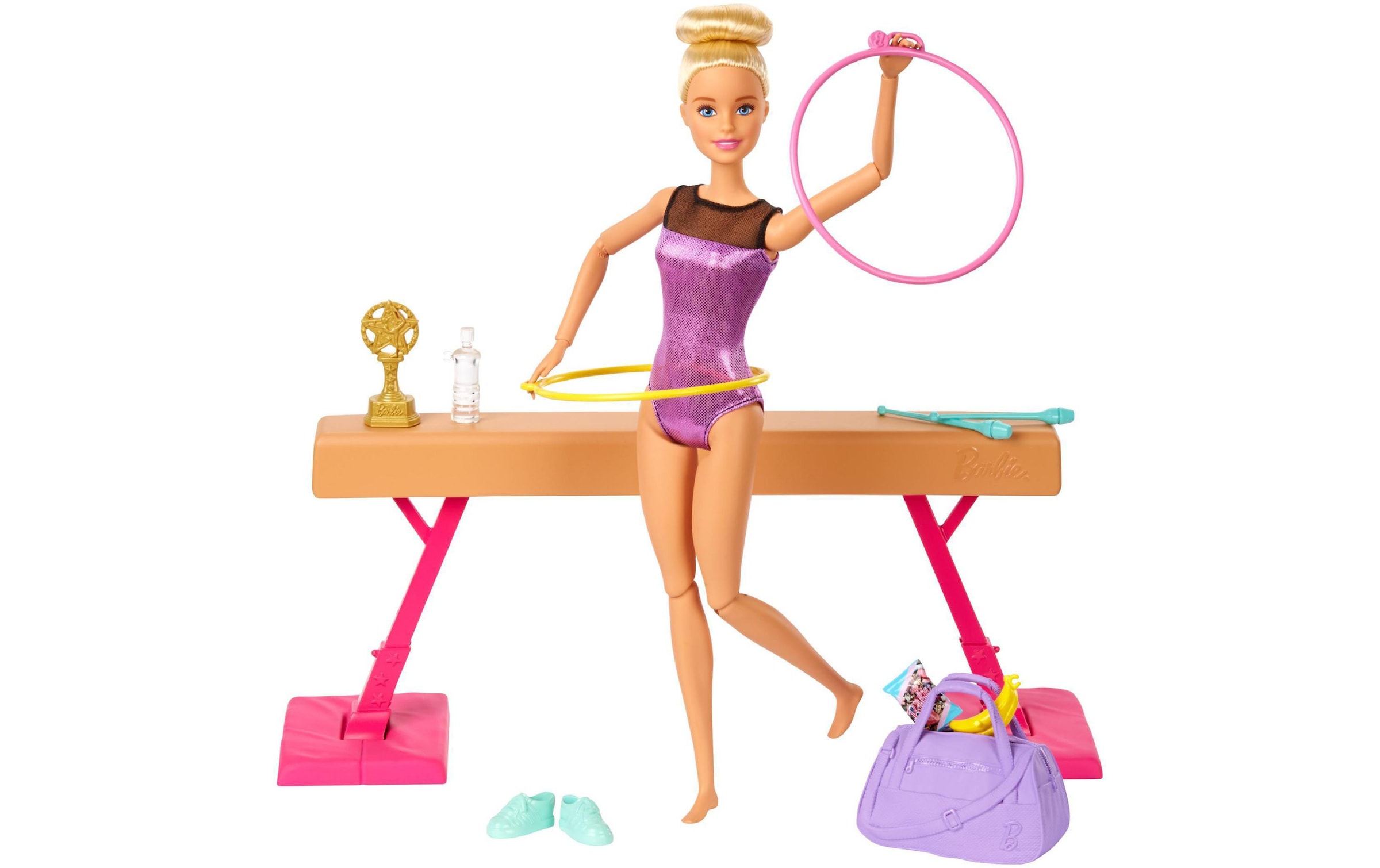 Barbie Spielfigur »Spielset Turnen«, (Set)