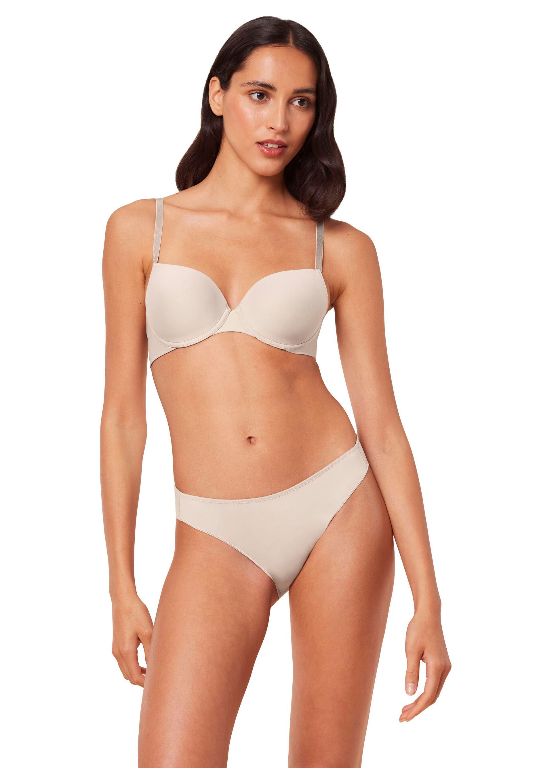 Triumph Balconette-BH »Pure Micro« nahezu unsichtbar, geformte Cups, Microfaser, wattiert