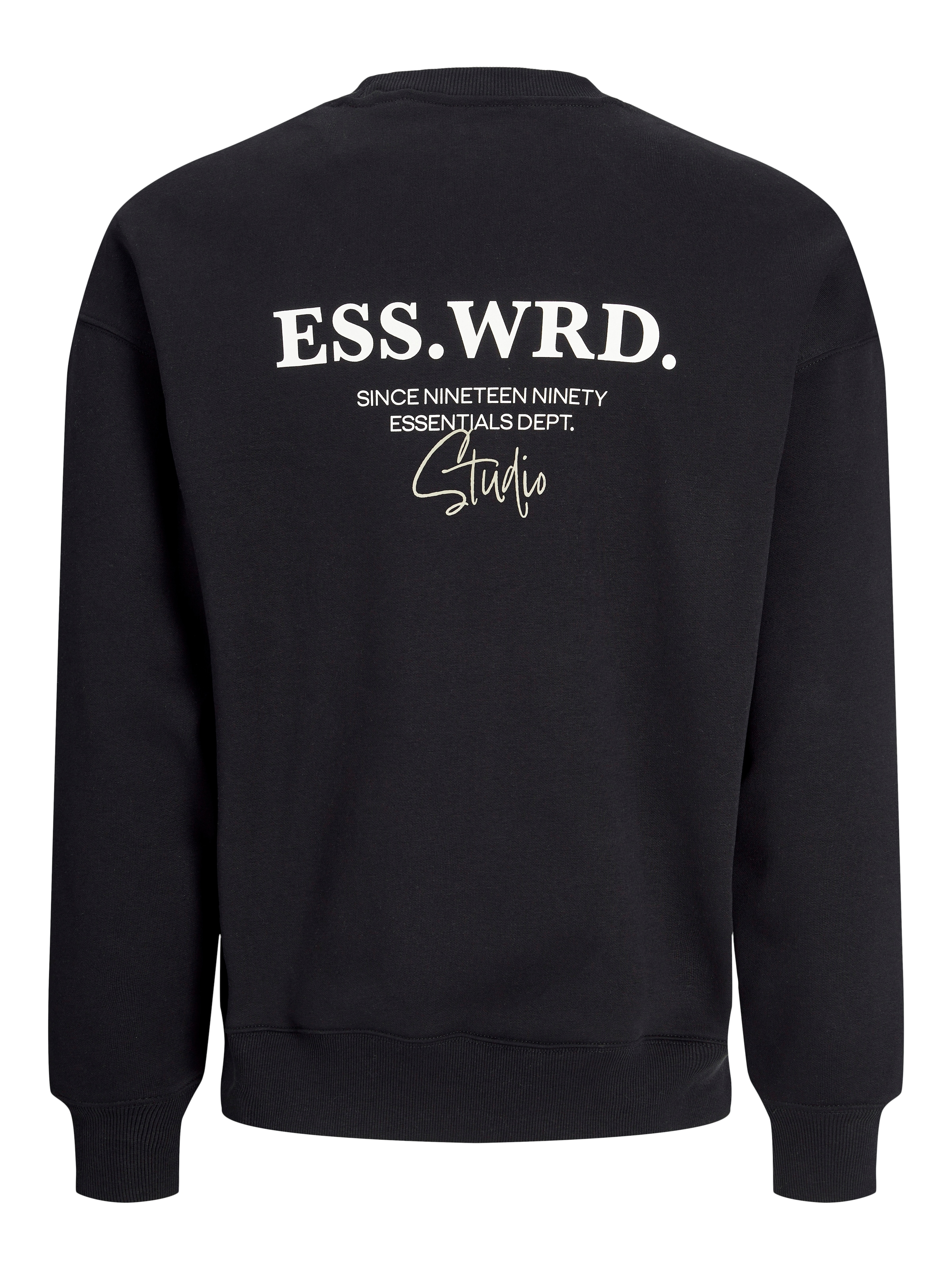 Jack & Jones Sweatshirt »JJEURBAN EDGE STUDIO SWEAT CREW NOOS«, mit Front und Back Print