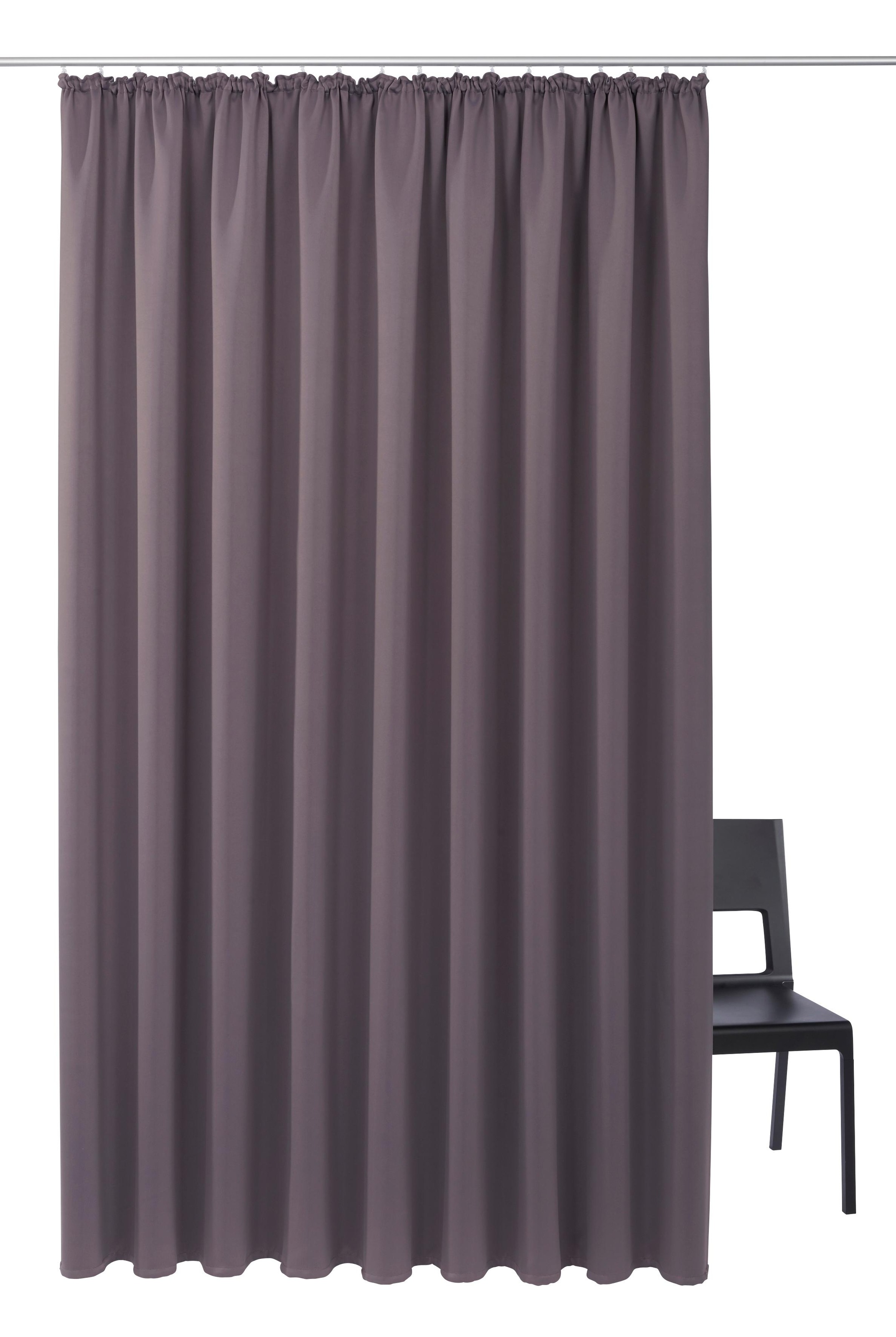 my home Gardine »SOLA«, (1 St.), Breite:130 cm oder 270 cm,1 Schal, einfarbig, Verdunkelung, Überbreite