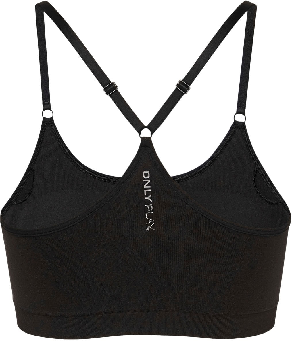 Buy Only Play ONPLEA SEAM SPORTS BRA NOOS - Dark Red