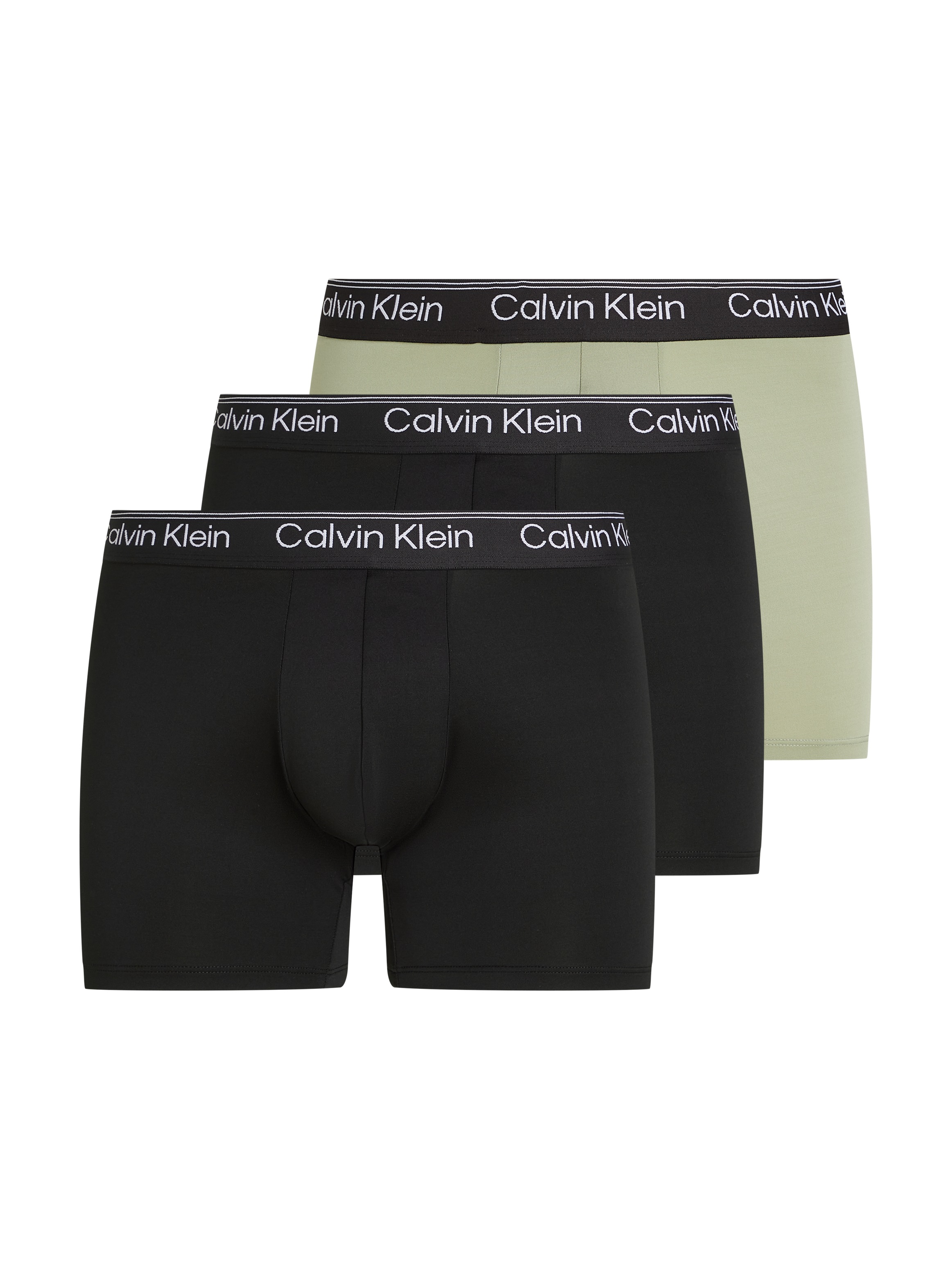 Calvin Klein Underwear Boxer »BOXER BRIEF 3PK« Packung, 3er-Pack, mit längerem Bein & Logo-Elastikbund
