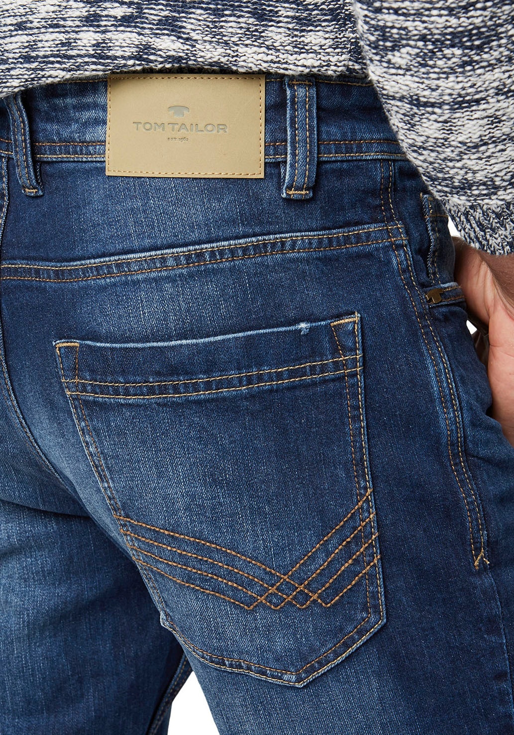 TOM TAILOR 5-Pocket-Jeans Jelmoli-Versand »Josh«, online | Used-Waschung in bestellen