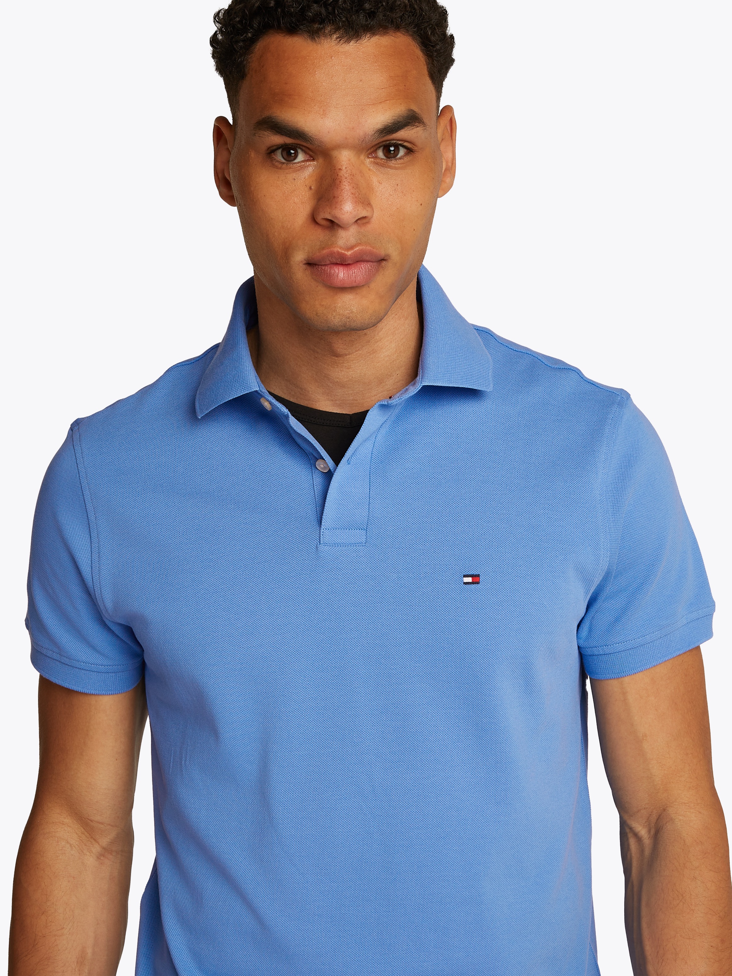 Tommy Hilfiger Poloshirt »1985 REGULAR POLO«, mit Tommy Hilfiger Kontraststreifen innen am Kragen