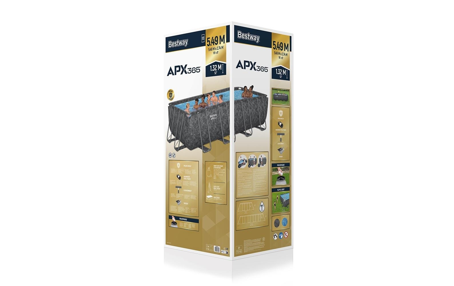 Bestway Pool »APX 365 274 x 132 cm«