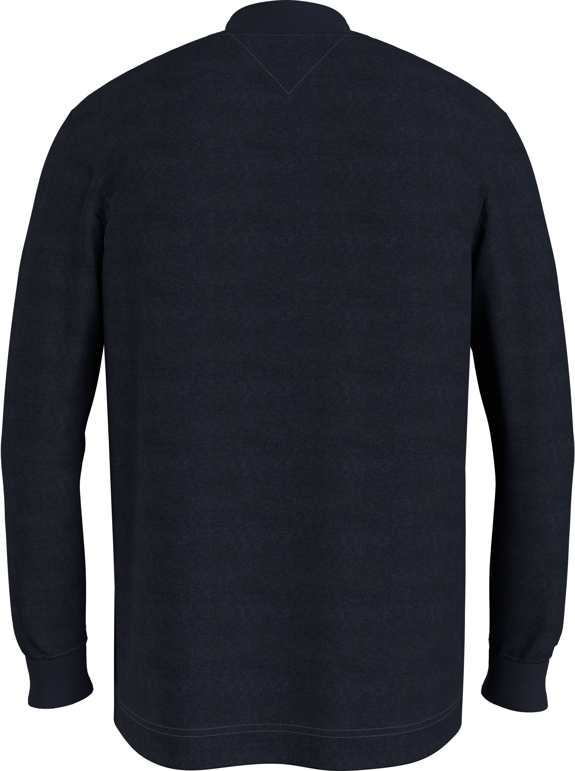 Tommy Hilfiger Langarmshirt mit an NECK shoppen »PREP LS | Ärmeln Logo-Tape MOCK TEE«, den online TAPE Jelmoli-Versand
