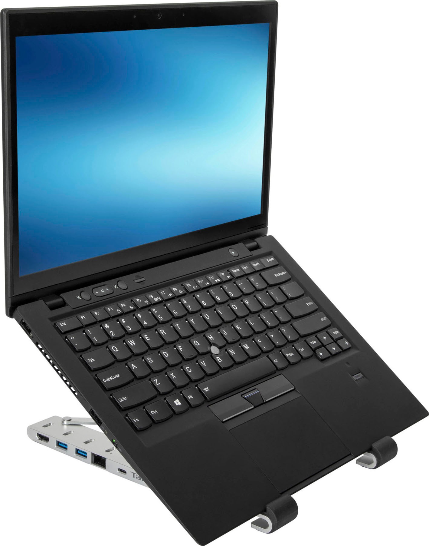 Targus Halterung »Portable Stand with Integrated Dock (USB-C)«, (1 St.)