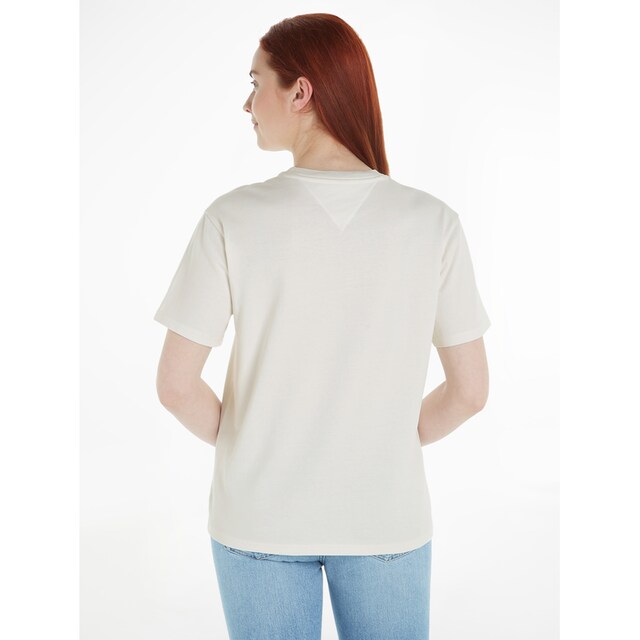 Tommy Jeans T-Shirt »TJW RLX VARSITY LUX TEE«, mit Frontprint online  bestellen