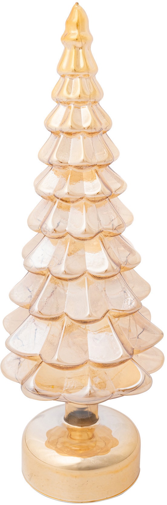 Weihnachtsdeko«, 33 online 12 Creativ Höhe cm mit light »Tanne, LEDs, LED Glas, Baum Jelmoli-Versand Warmweiss, ca. | aus shoppen