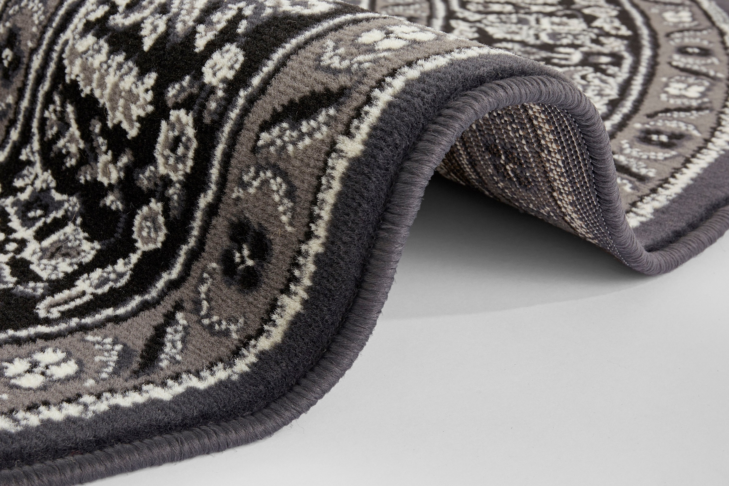 HANSE Home Teppich »Skazar Isfahan«, rund, 9 mm Höhe, Kurzflor, Orient, Teppich, Vintage, Esszimmer, Wohnzimmer, Flur
