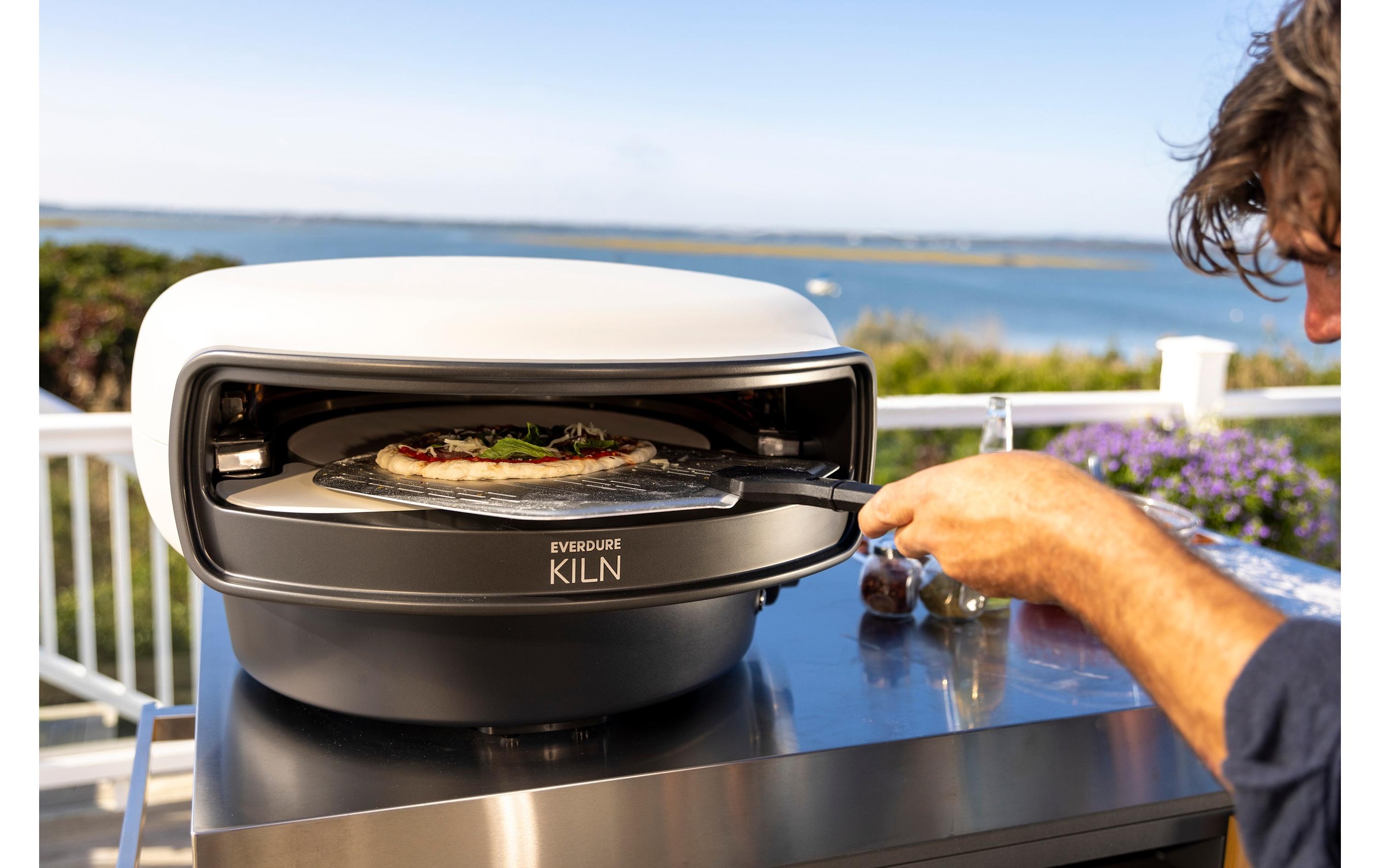 Pizzaofen »Everdure KILN 2 Brenner rotierend«