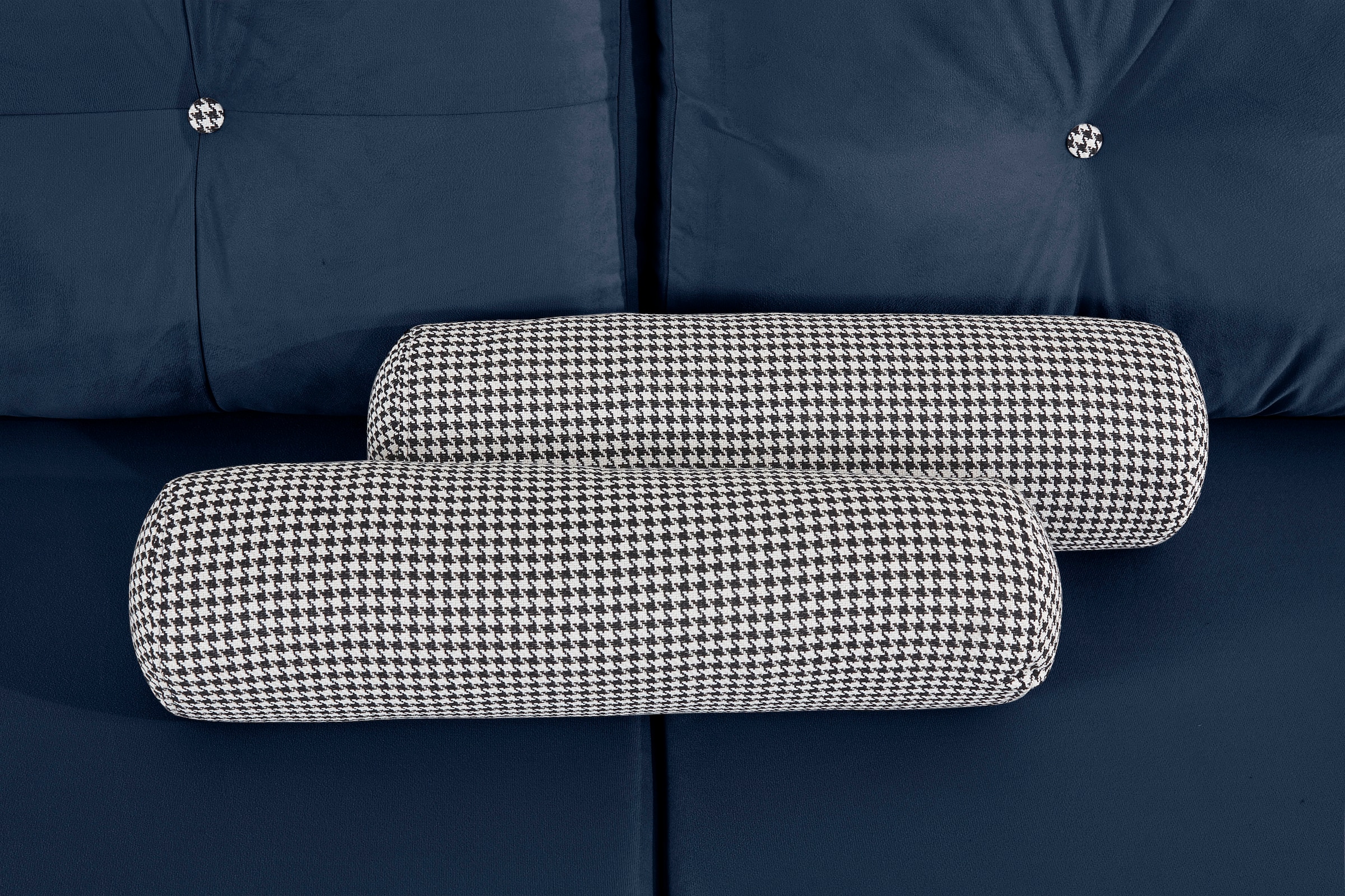 INOSIGN Schlafsofa »Emily«, incl. Bettfunktion und Bettkasten, Seitentache im Armteil, Federkern