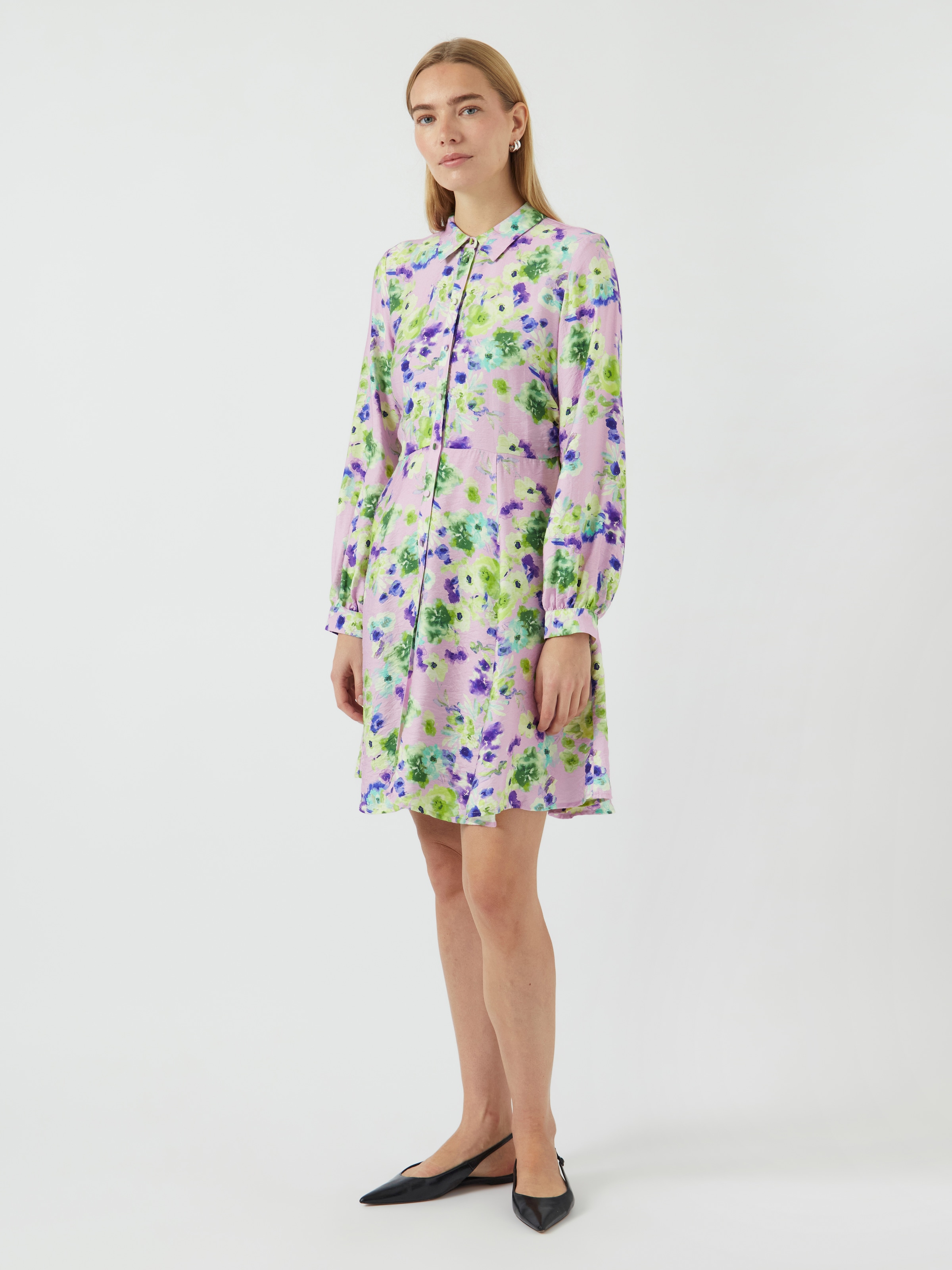 Y.A.S Hemdblusenkleid »YASKAYA LS SHIRT DRESS S. NOOS«, Sommerkleid