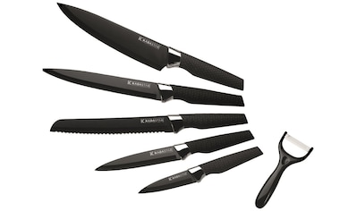 Messer-Set »Premium Black 6«, (6 tlg.)