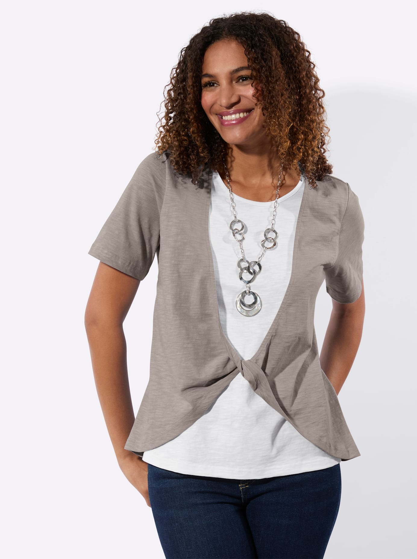 Inspirationen 2-in-1-Shirt »2-in-1-Shirt« 1 tlg.