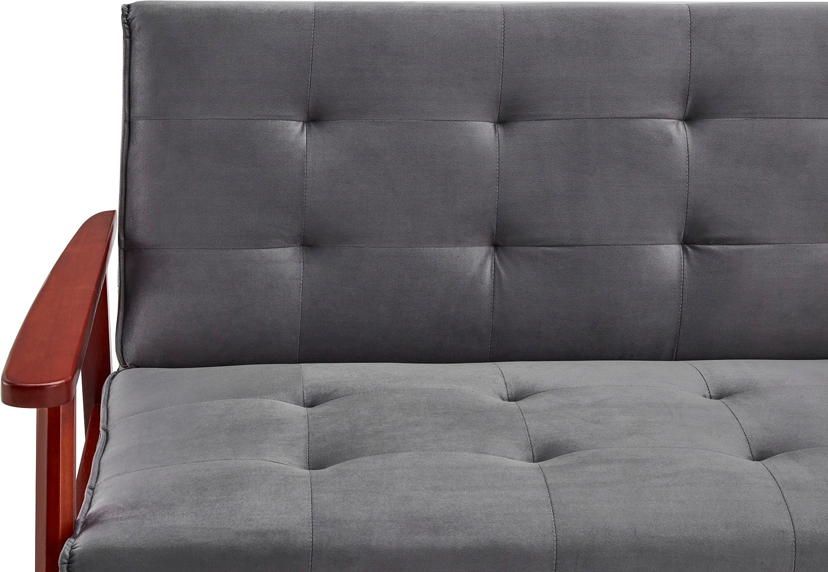 SalesFever Schlafsofa »Skagen 3-Sitzer Schlafsofa«, Holzgestell Sofa: Entspannung und Schlaf auf 190cm Breite