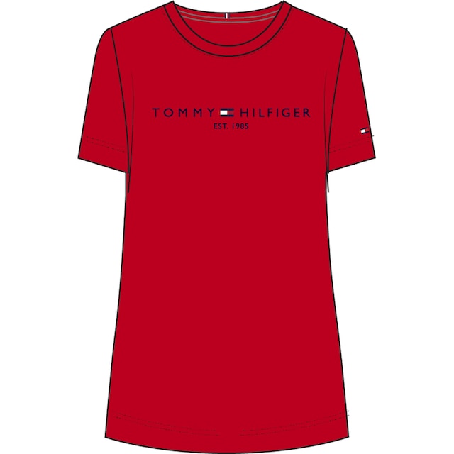 Tommy Hilfiger Curve T-Shirt »CRV REGULAR HILFIGER C-NK TEE SS«, (1 tlg.), PLUS  SIZE CURVE,mit Tommy Hilfiger Logo-Stickerei auf der Front online shoppen  bei Jelmoli-Versand Schweiz
