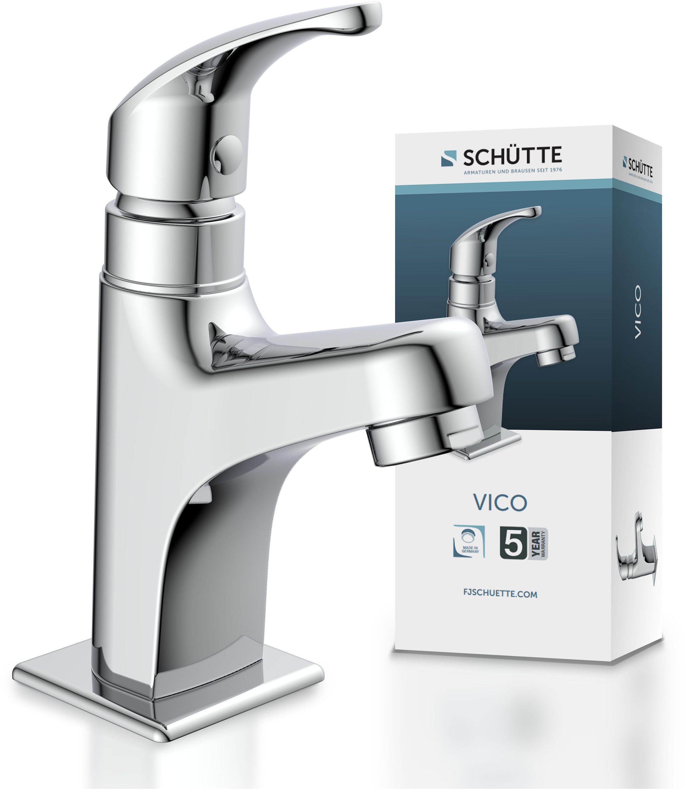 Schütte Waschtischarmatur »Vico«, - Kaltwasser, Chrom