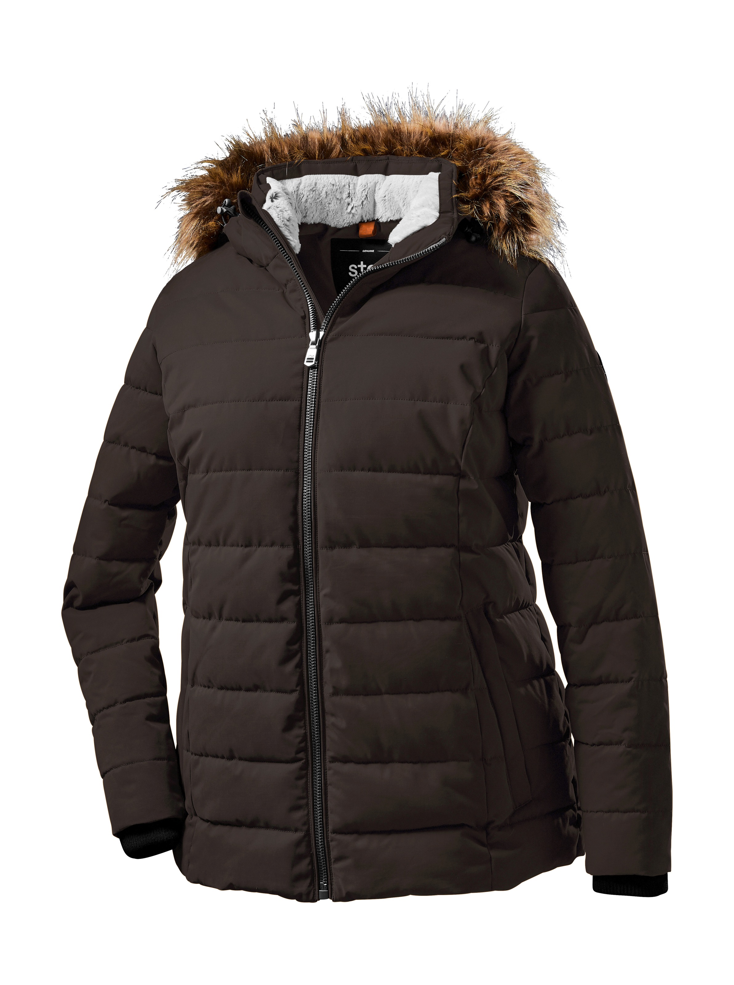STOY Steppjacke »WMN Quilted JCKT E« STOY Steppjacke: Abzippbare Kapuze, atmungsaktiv, wasserabweisend