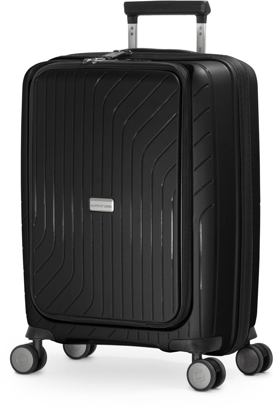 Hauptstadtkoffer Hartschalen-Trolley »TXL, schwarz, gepolstertem 55 online Jelmoli-Versand Schweiz 4 cm«, Laptopfach Rollen, mit bestellen bei