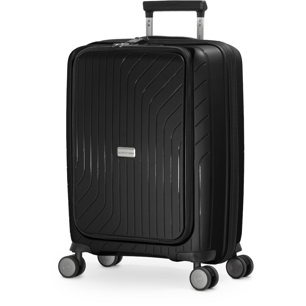 Hauptstadtkoffer Hartschalen-Trolley »TXL, schwarz, 55 cm«, 4 Rollen