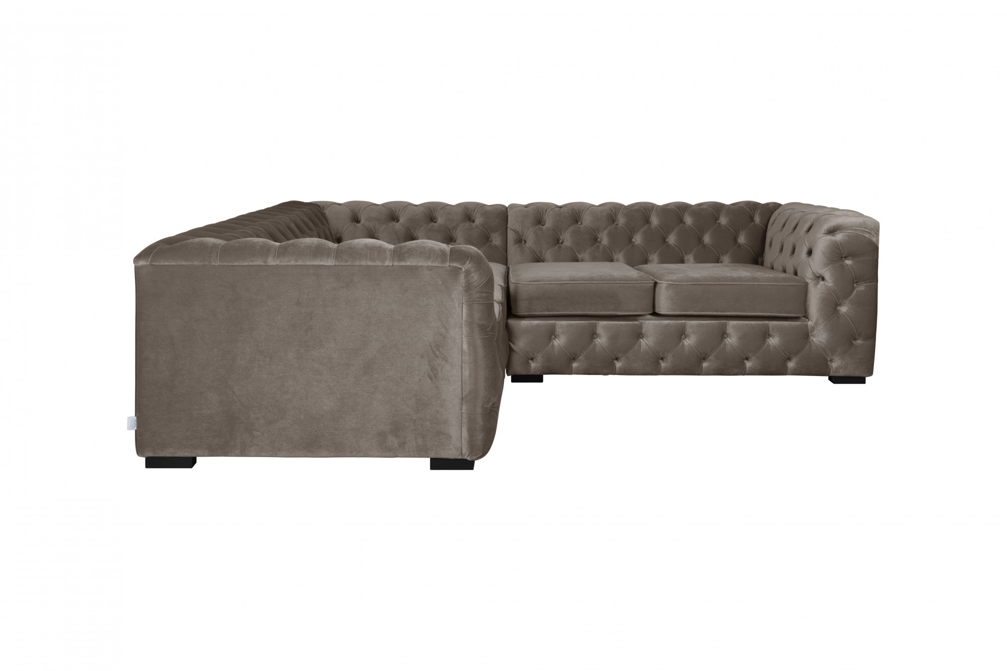 Home affaire Chesterfield-Sofa »KALINA L-Form«, hochwertige Chesterfield-Ausführung, sehr hochwertige Verarbeitung
