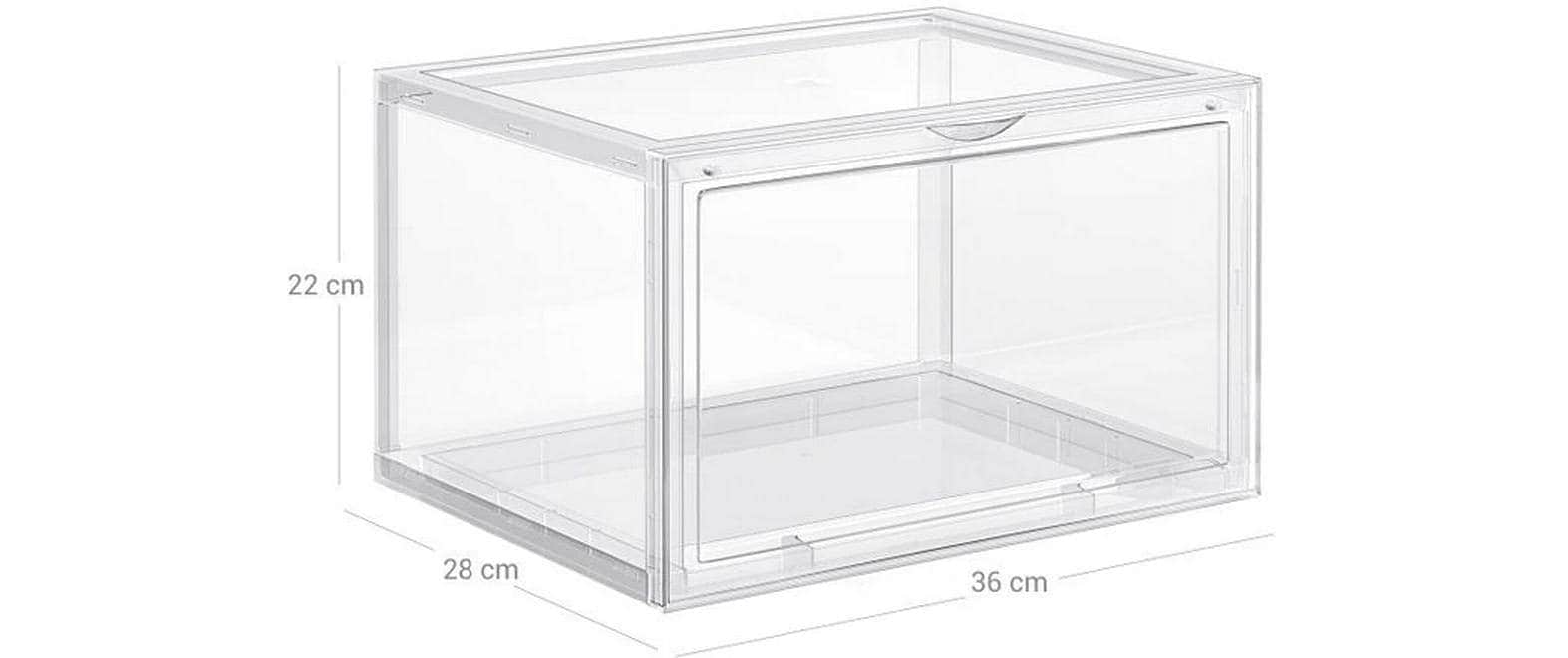 SONGMICS Schuhschrank »6-er Set Transparent«
