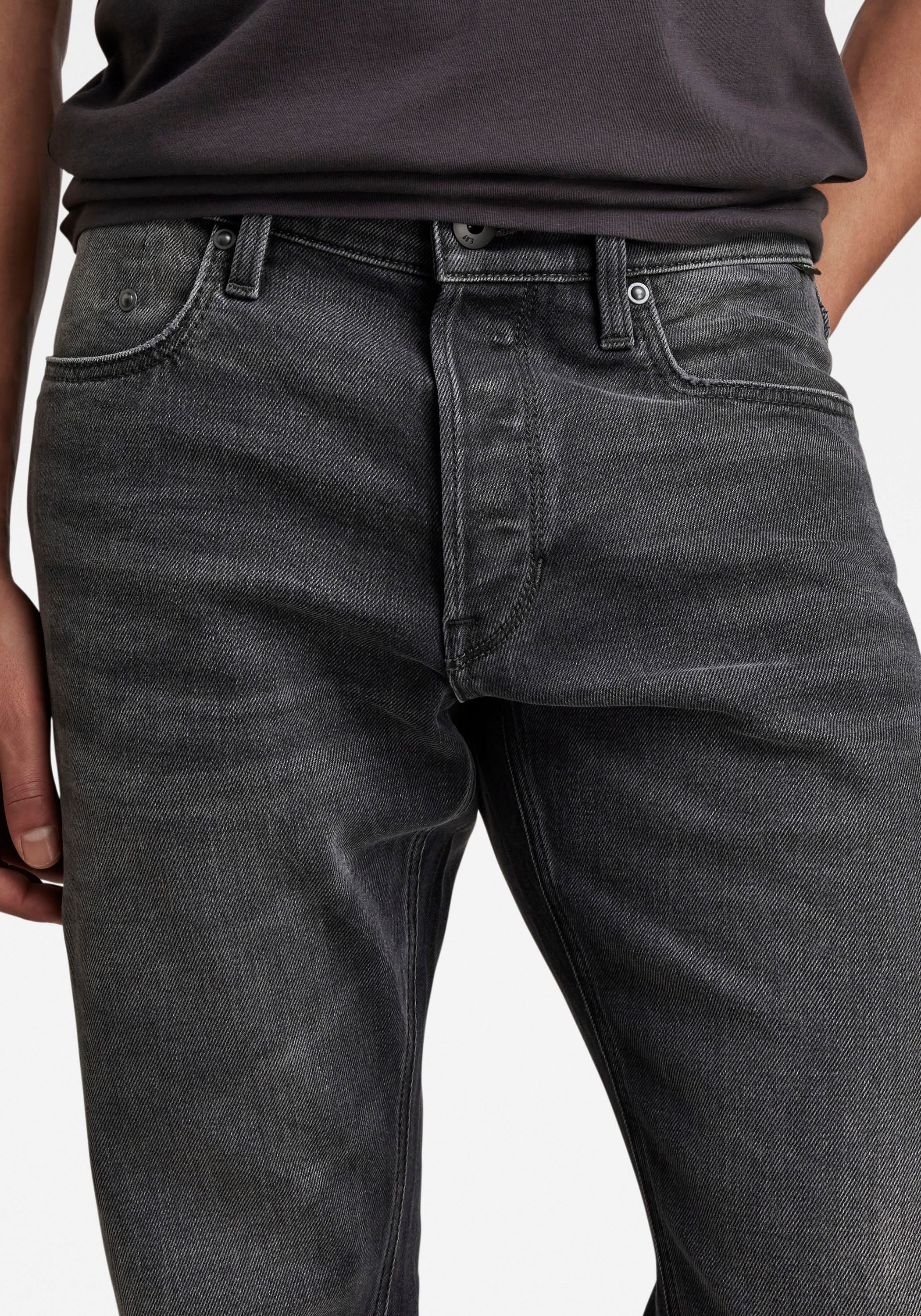 G-STAR Straight-Jeans »Mosa Straight«, mit hellen Nähten