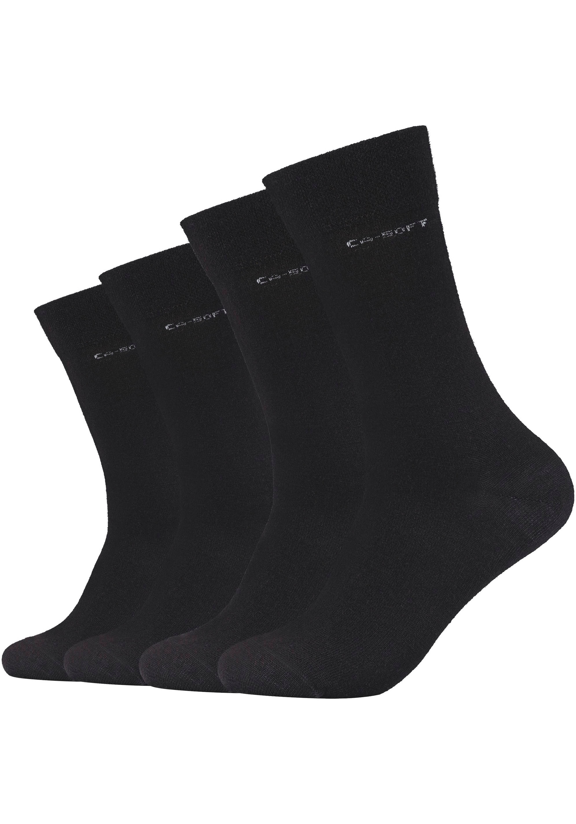 Camano Socken, (Packung, 4 Paar, 4er-Pack), mit hohem Wollanteil
