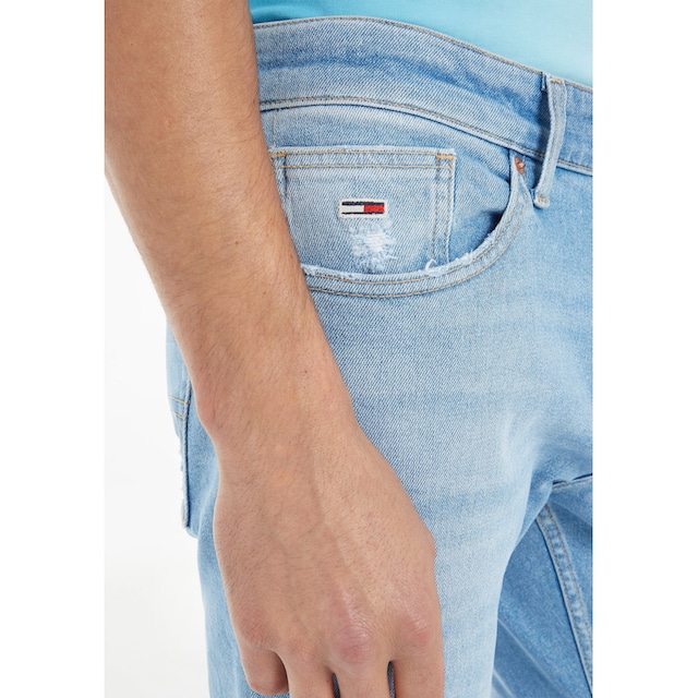 Tommy Jeans Slim-fit-Jeans »AUSTIN SLIM TPRD BG7114«, mit Markenlabel  online bestellen | Jelmoli-Versand