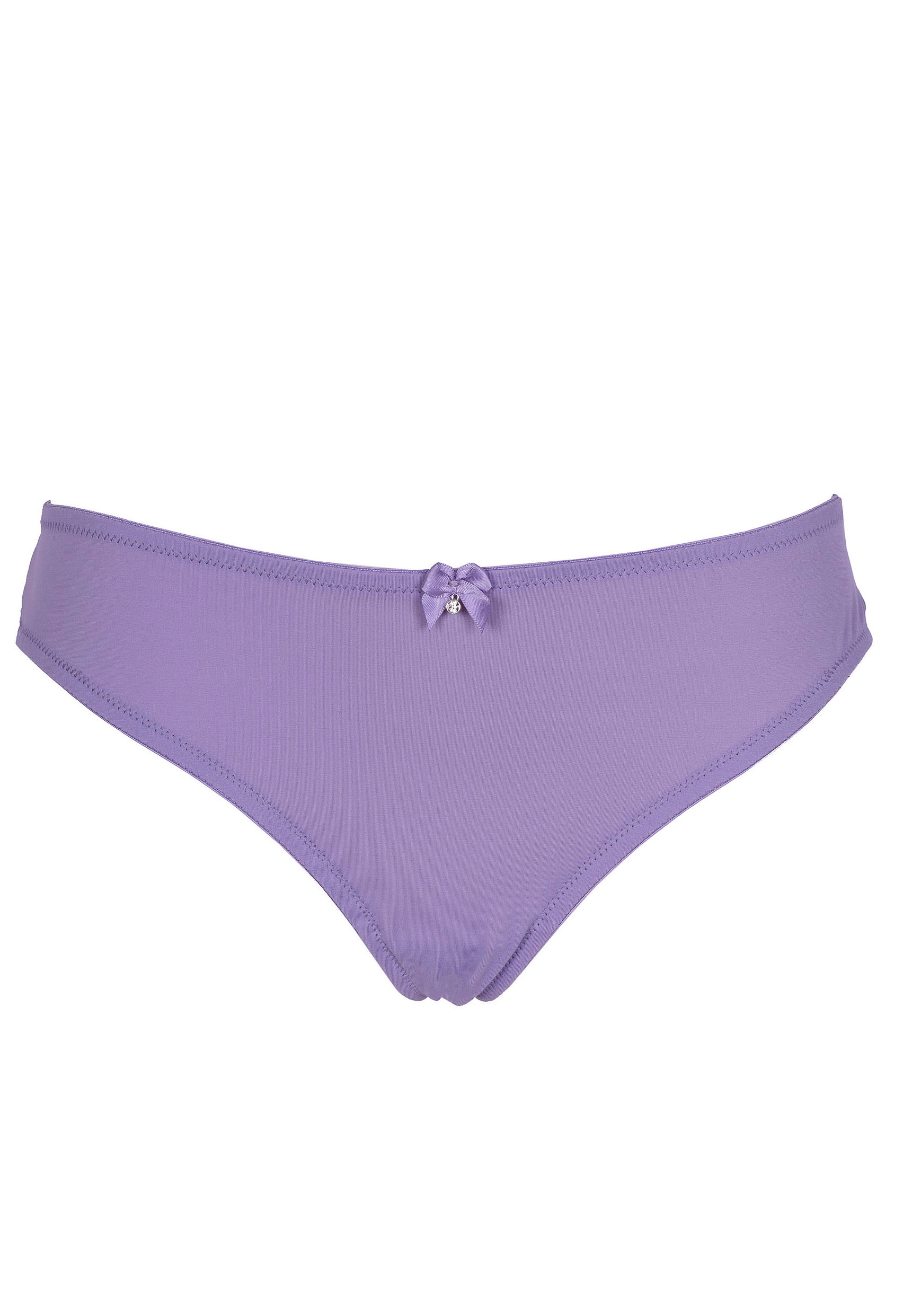 After Eden D-cup & up Slip »FARO« mit Schleife und Glitzerstein, mit Spitze, feminin, elastisch, eng