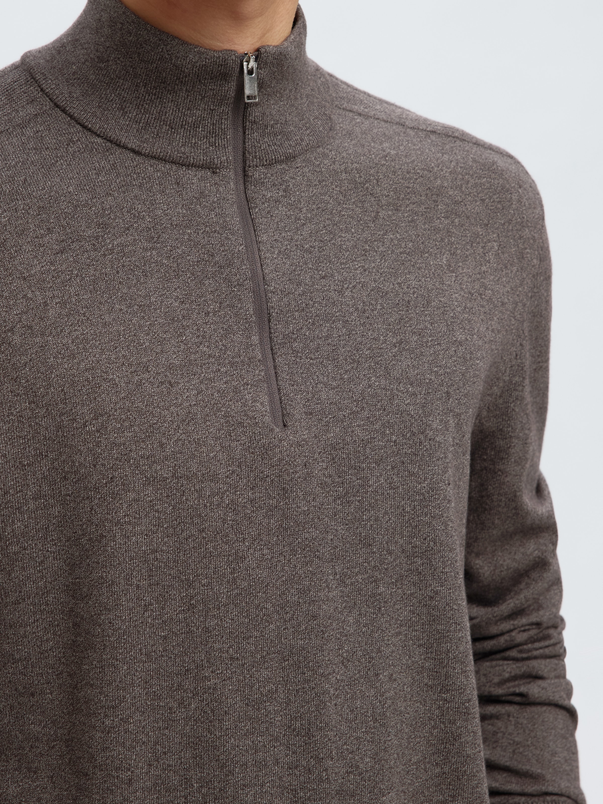 SELECTED HOMME Troyer »SLHBERG HALF ZIP CARDIGAN NOOS«
