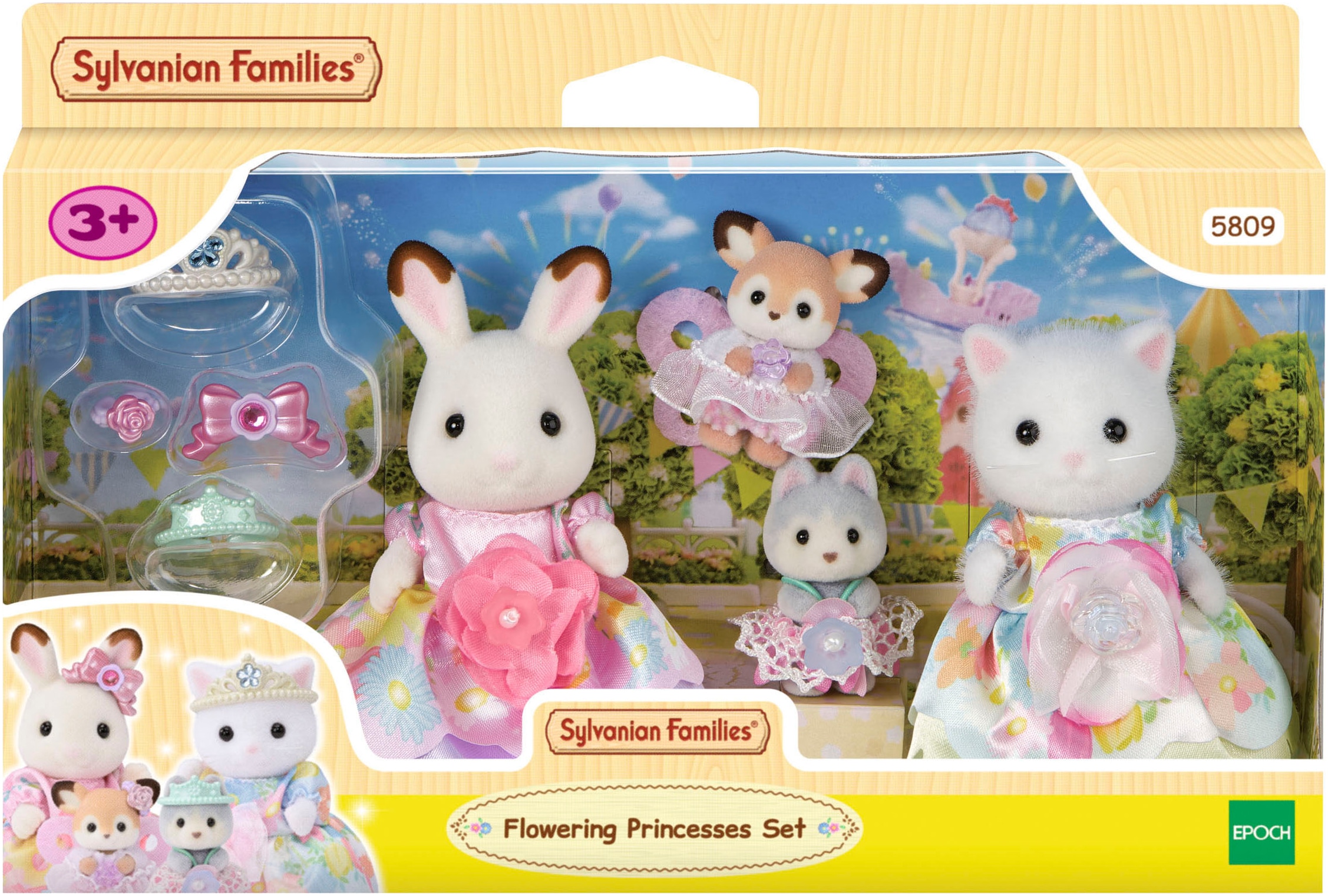 Sylvanian Families Spielfigur "Blumenprinzessinnen Figurenset (5809)"