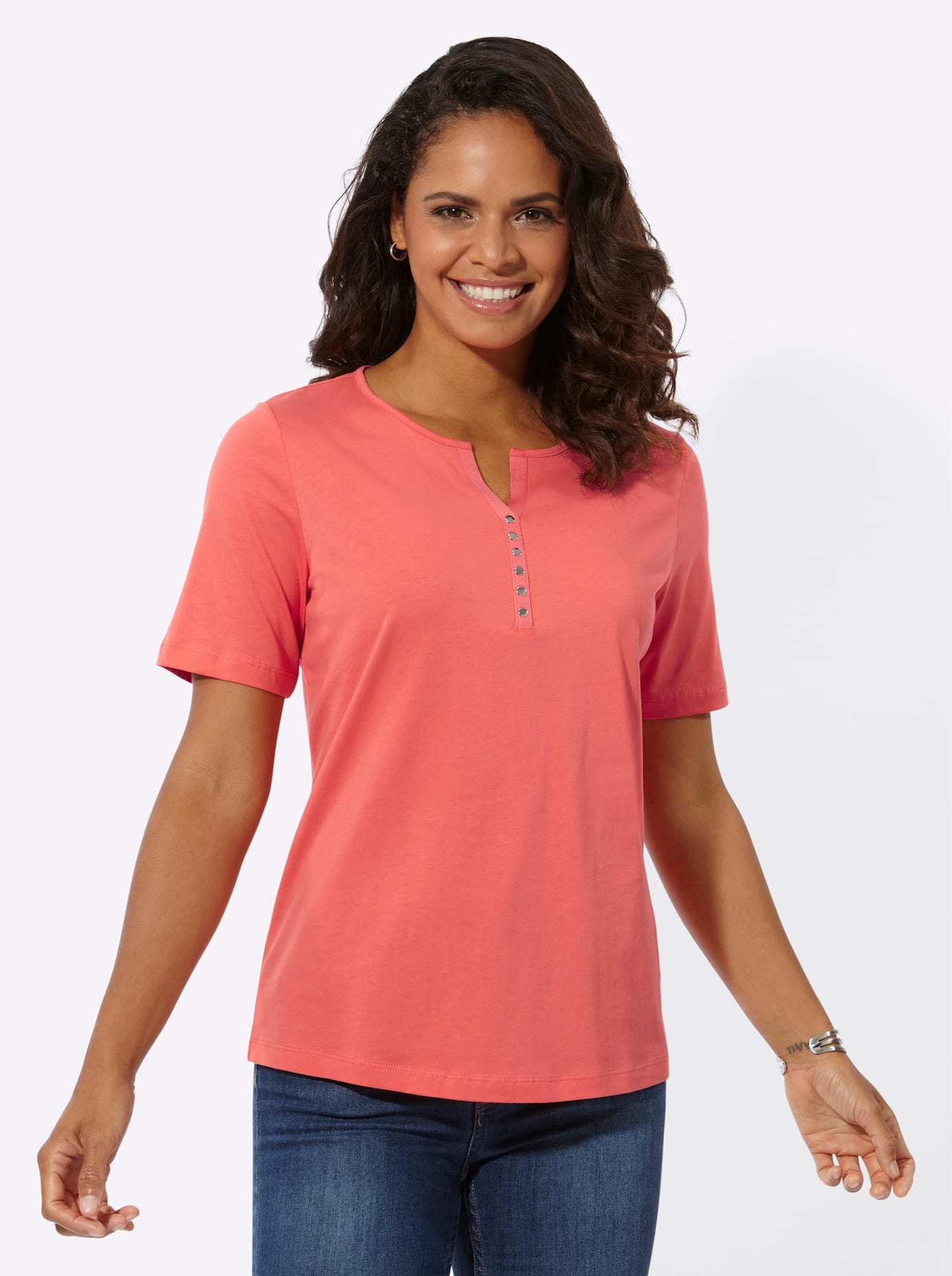 Casual Looks Rundhalsshirt »Shirt«, (1 tlg.)
