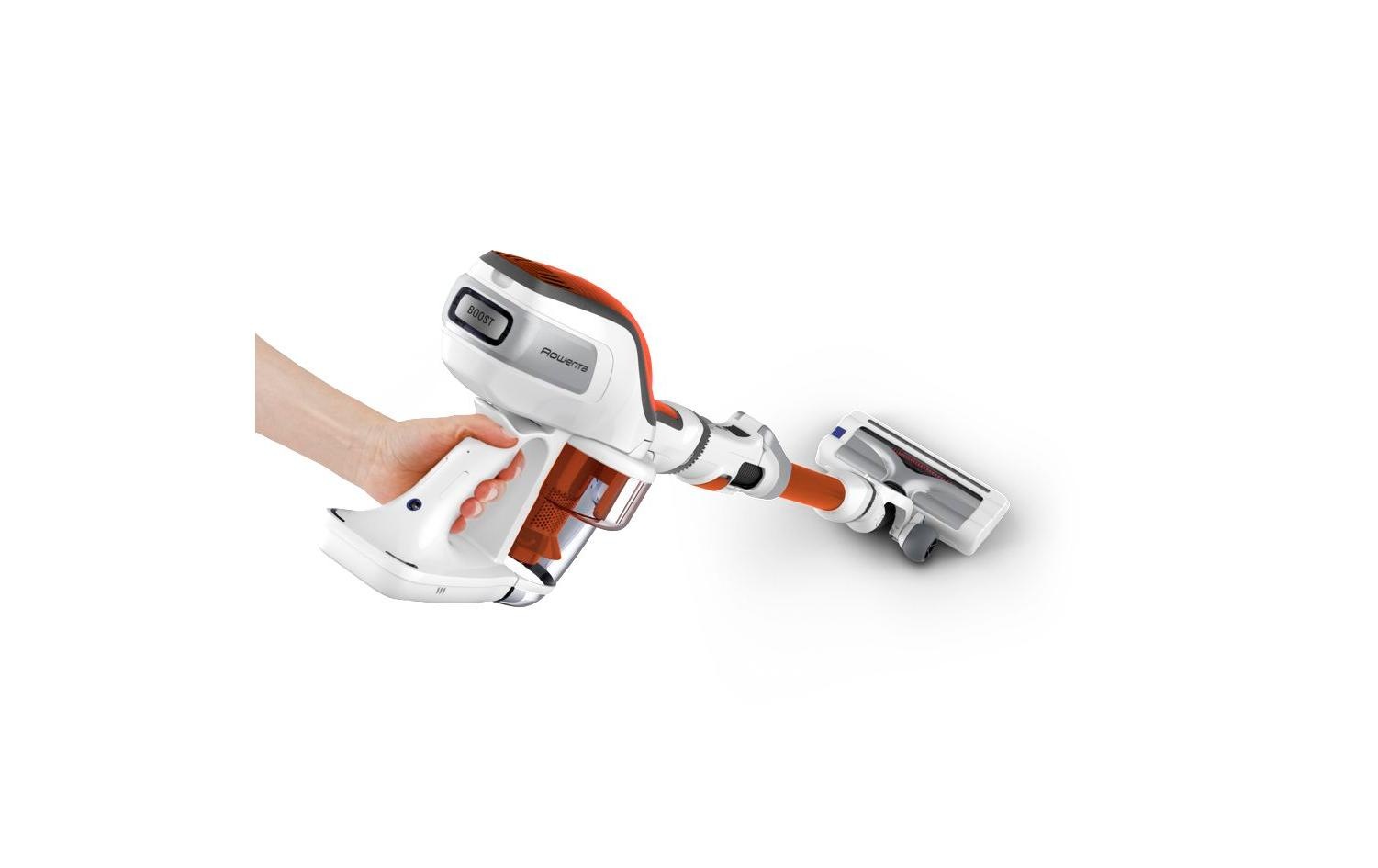 Rowenta Akku-Bodenstaubsauger »AIR FORCE FLEX 560 Weiss und Orange«