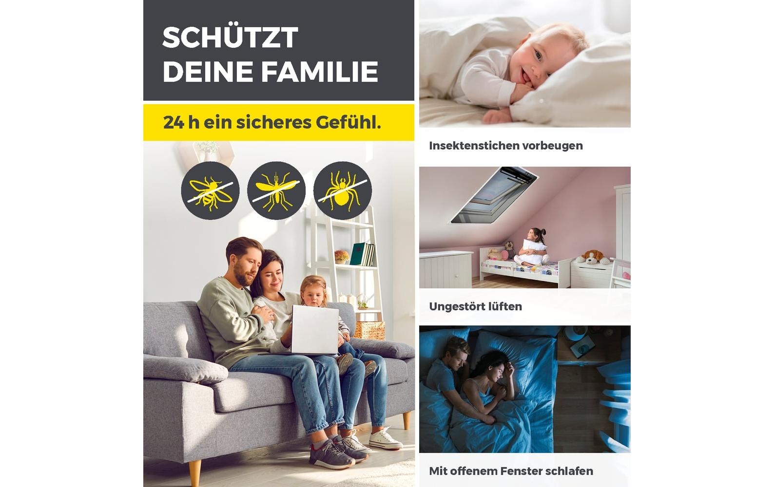 EASYmaxx Insektenschutz-Vorhang »Dachfenster Magic Fit 160 x 100 cm«
