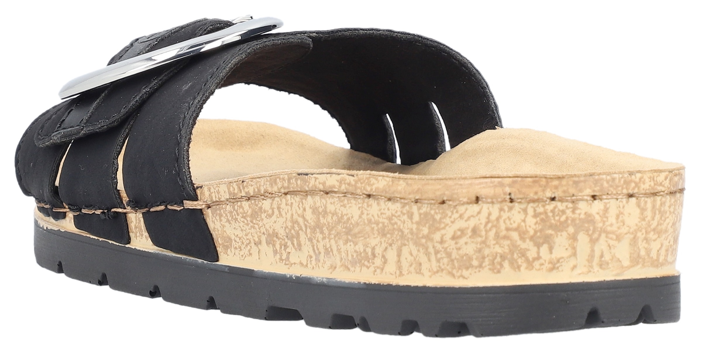 Rieker Pantolette, Sommerschuh, Schlappen mit bequemem Fussbett