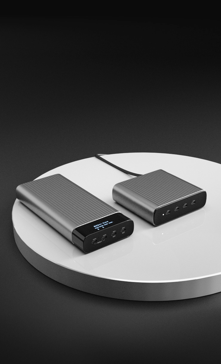 Targus USB-Ladegerät "HyperJuice 245 W GaN Desktop Charger"