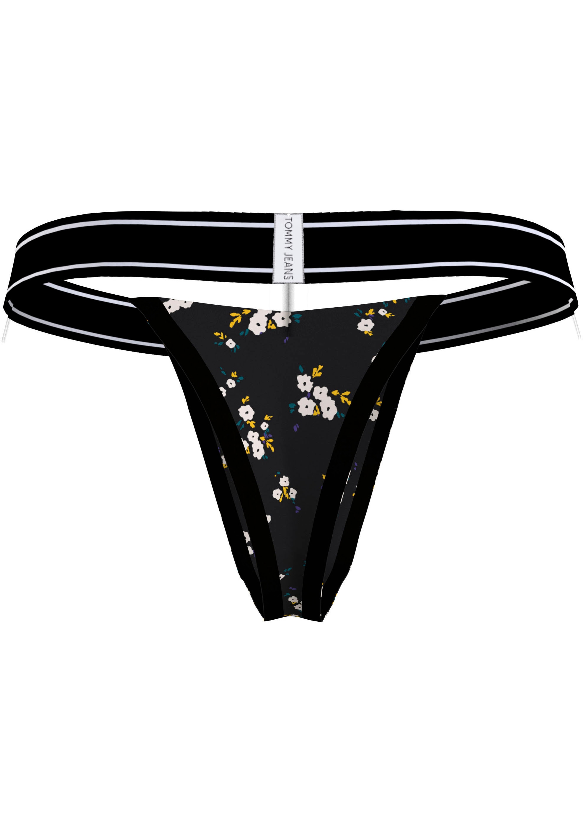 Tommy Hilfiger Underwear Tanga »TANGA THONG PRINT«, mit Blumenprint, Logoschriftzug