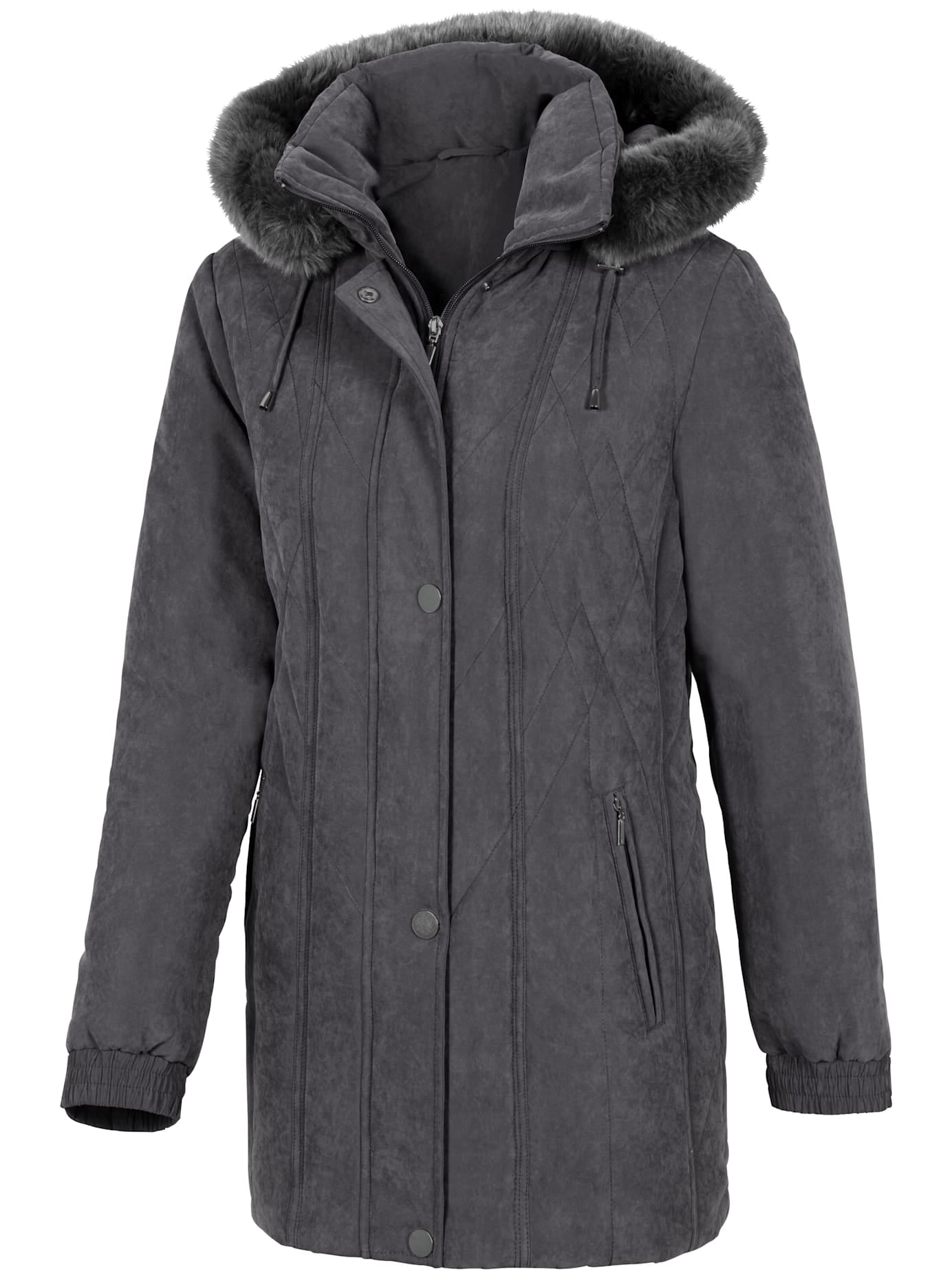 Classic Winterjacke, mit Kapuze