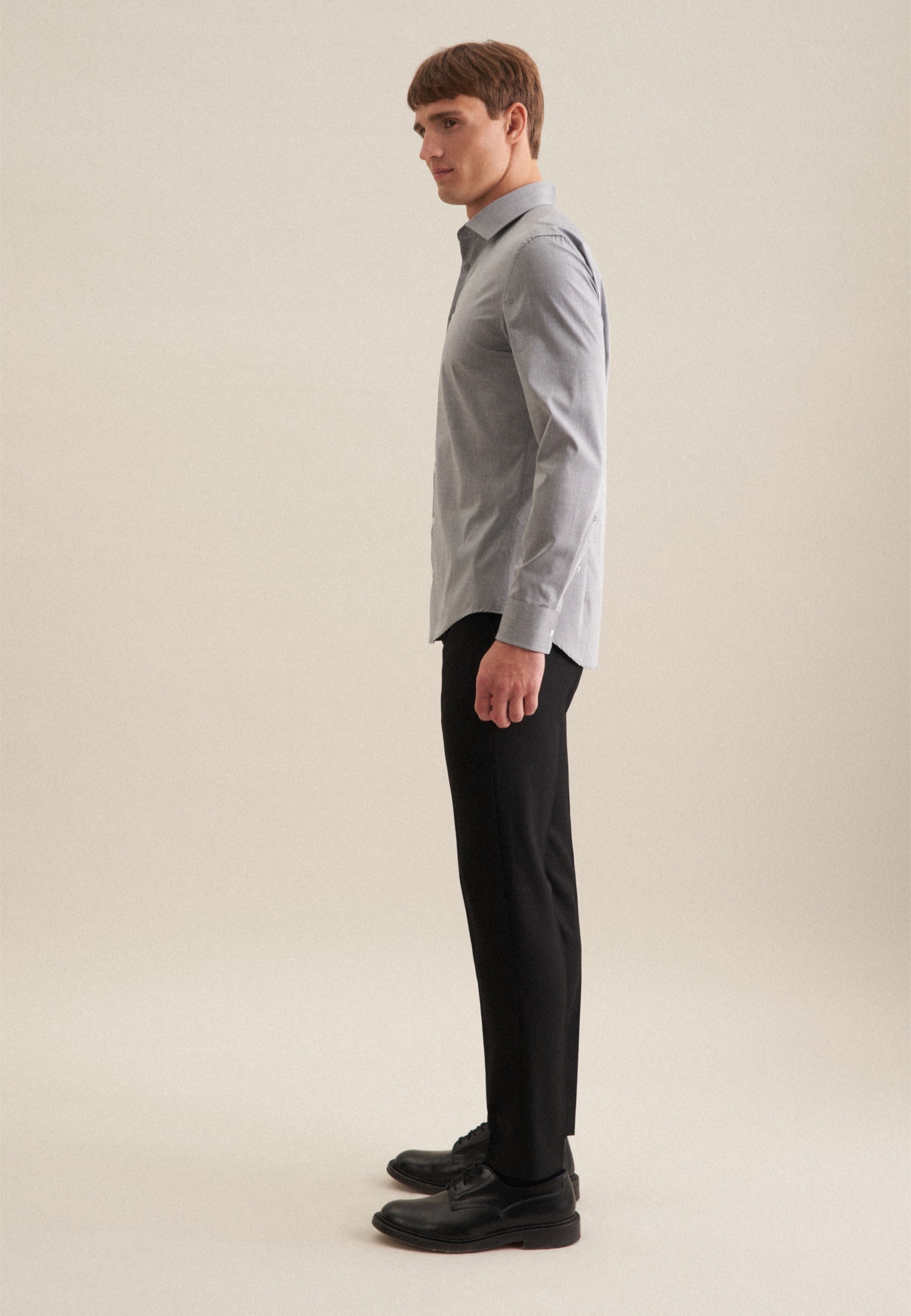 seidensticker Businesshemd »Slim«, Slim Langarm Kentkragen Uni