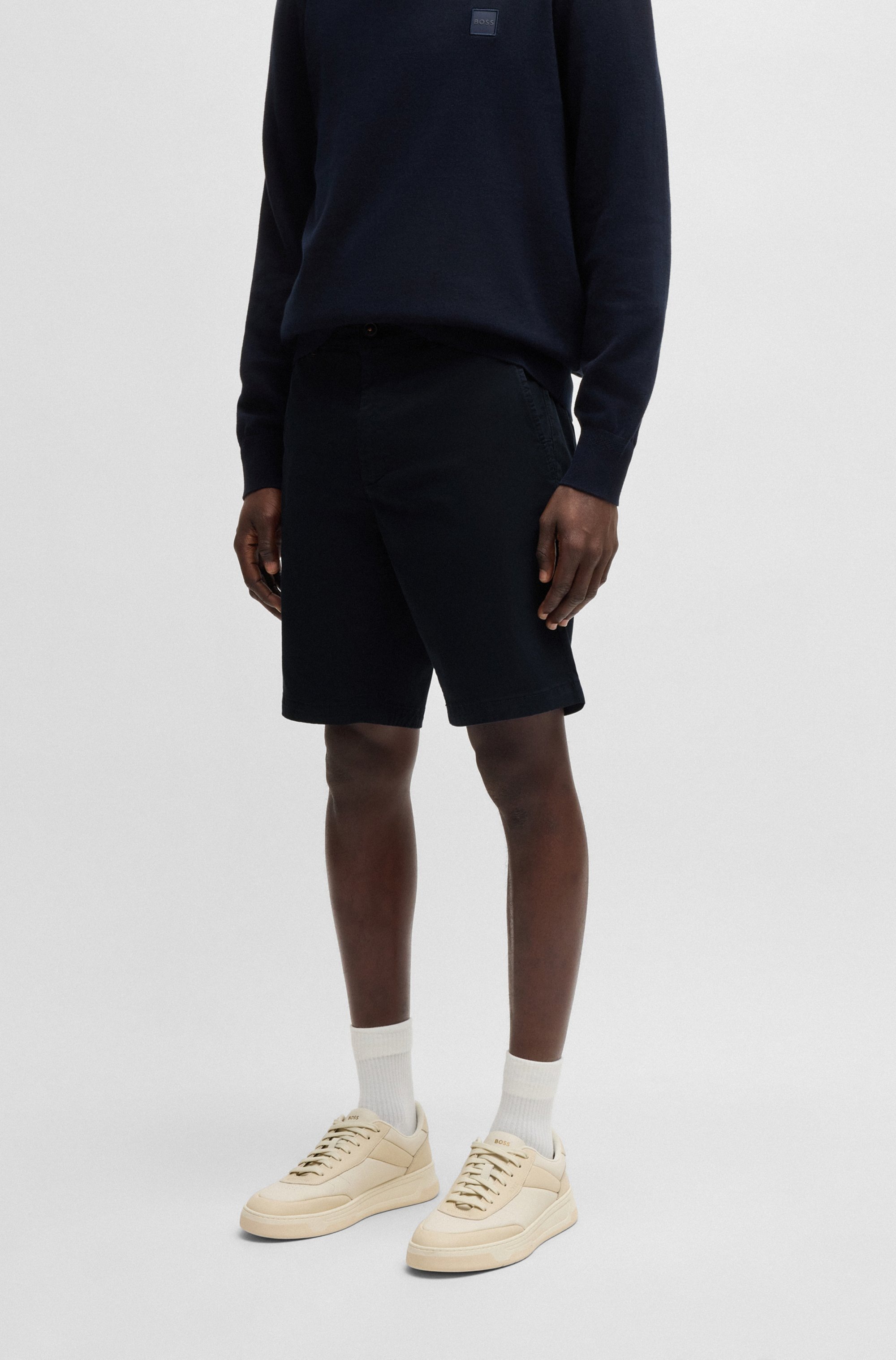 BOSS ORANGE Chinoshorts »slim Shorts« in moderner Passform